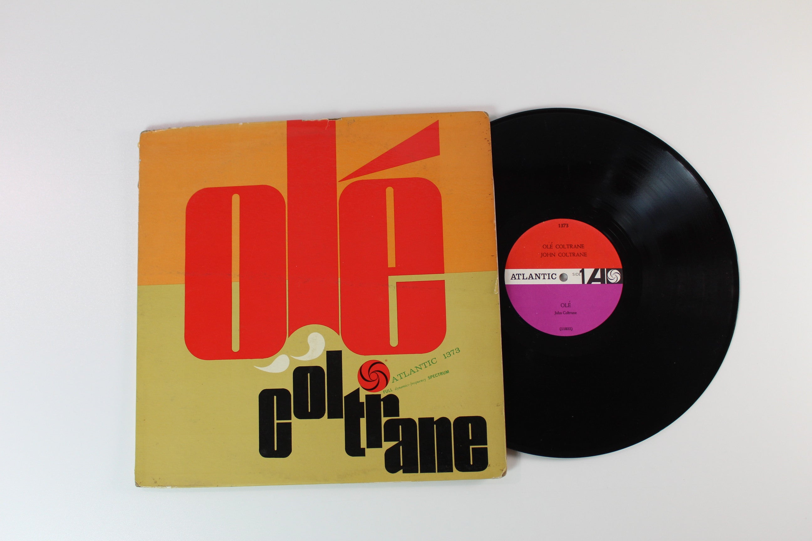 John Coltrane - Olé Coltrane on Atlantic Mono White Fan Logo