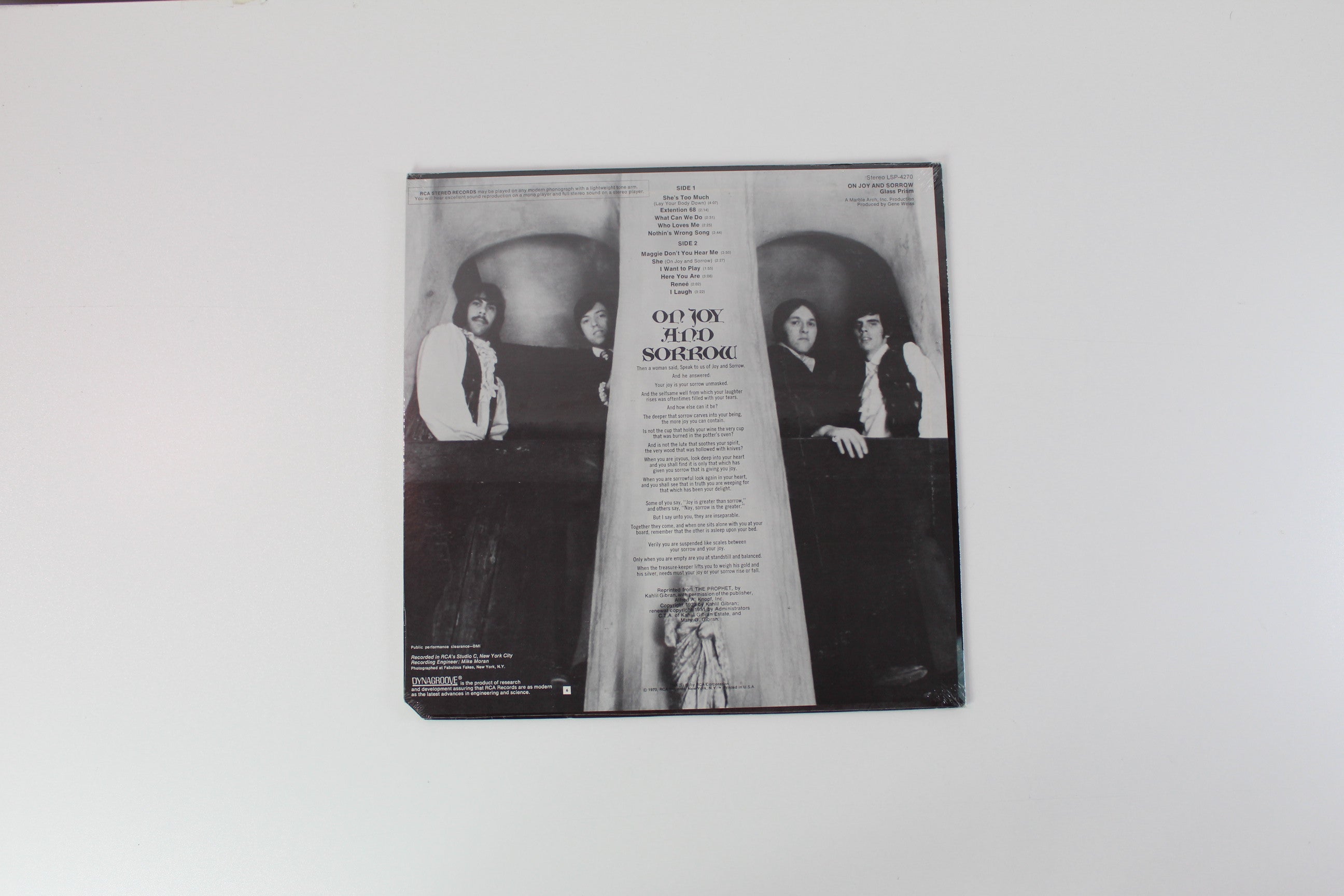 Glass Prism - On Joy And Sorrow on RCA Victor Sealed