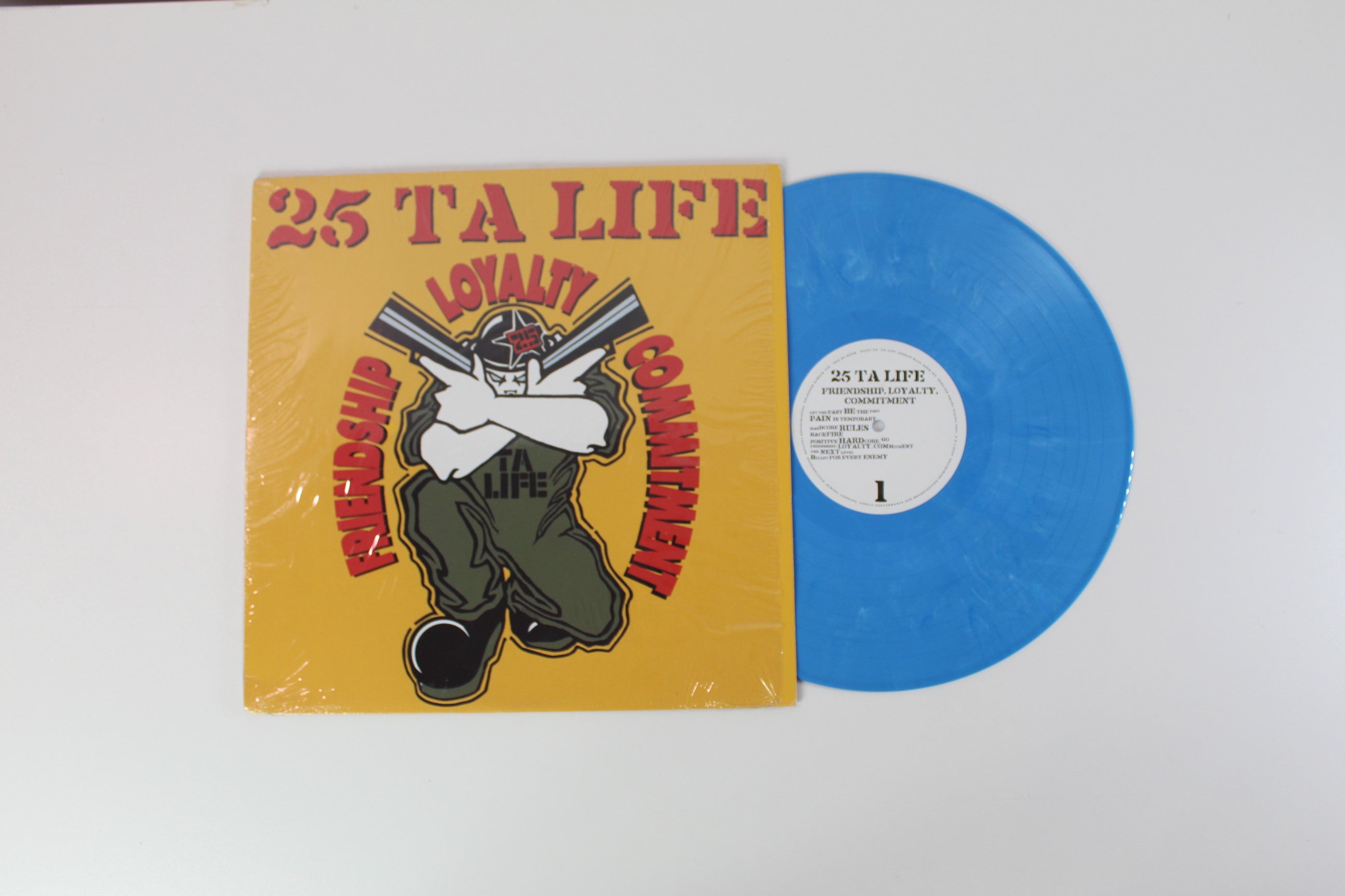25 Ta Life - Friendship, Loyalty, Commitment on Triple Crown Records Blue Vinyl