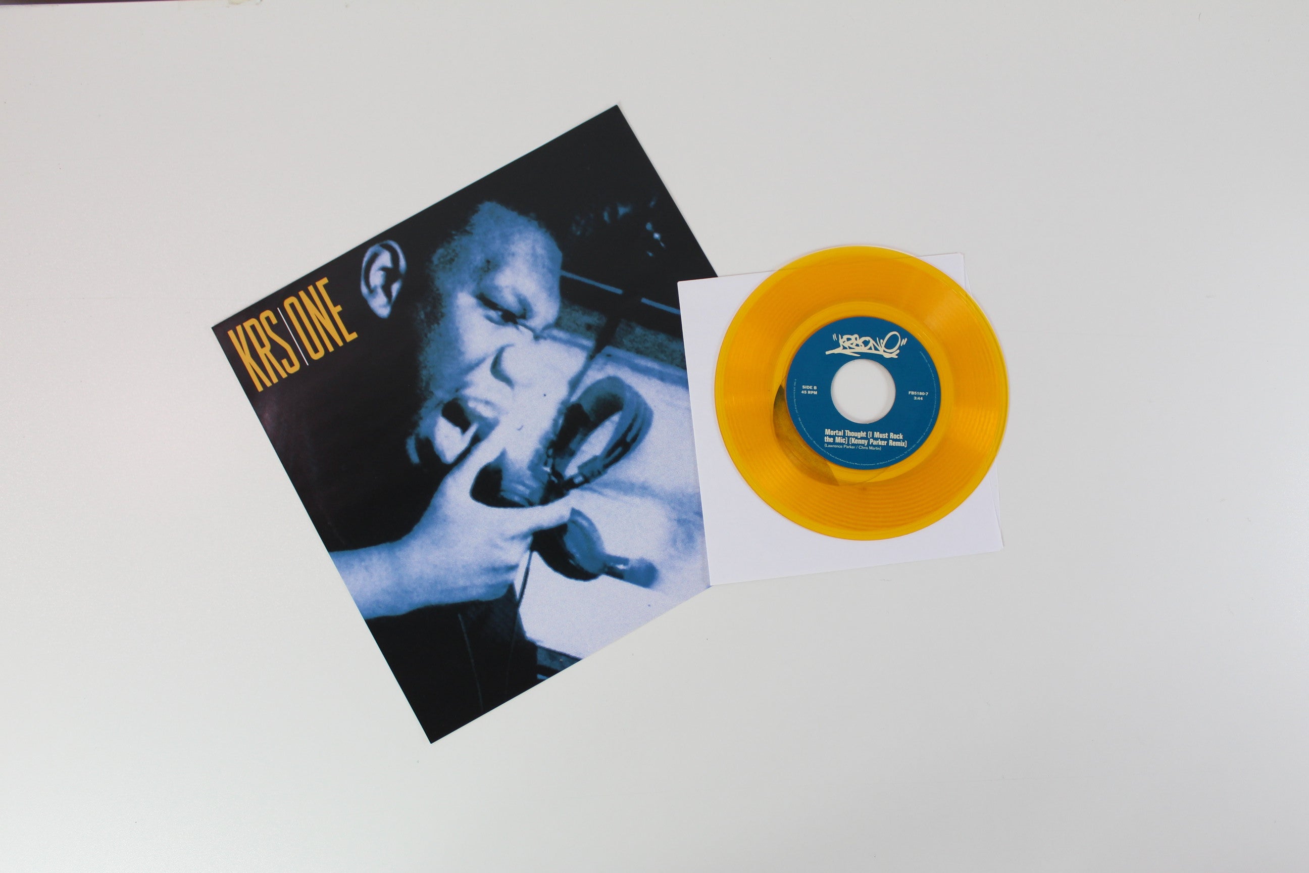 KRS-One - Return Of The Boom Bap on Jive Ltd. Gold Vinyl Reissue w/ 7"