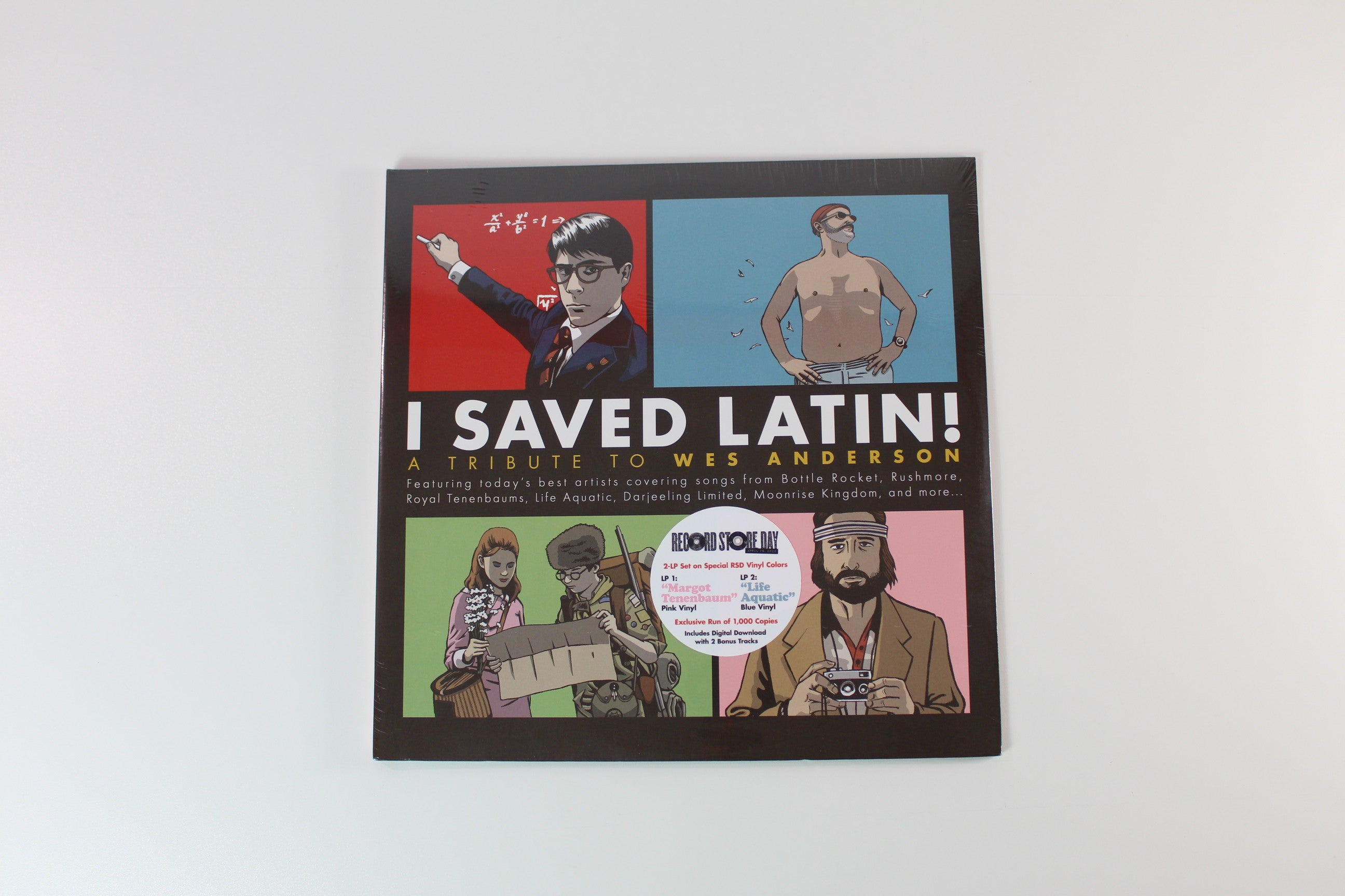 Various - I Saved Latin! A Tribute To Wes Anderson on American Laundromat RSD 2020 Pink / Blue Vinyl Sealed