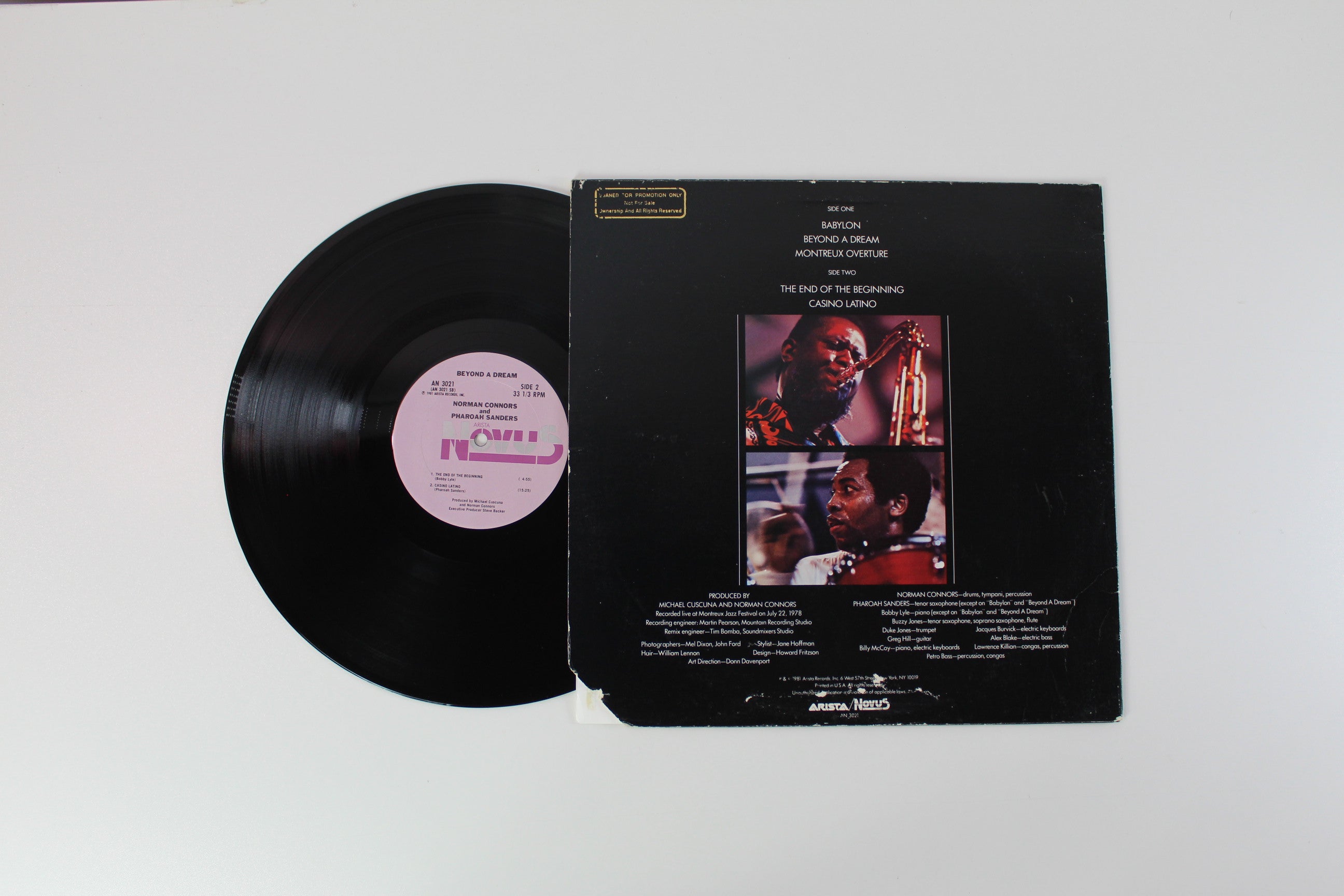 Pharoah Sanders, Norman Connors - Beyond A Dream on Arista Novus