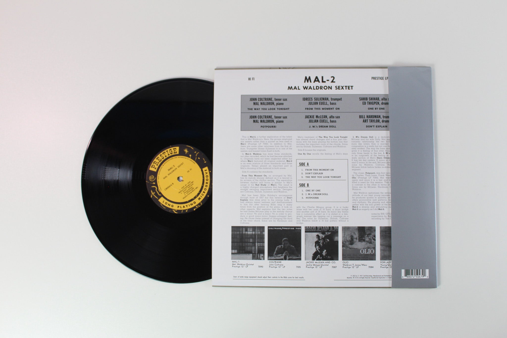 Mal Waldron - Mal/2 on Craft Recordings OJC 180 Gram Reissue