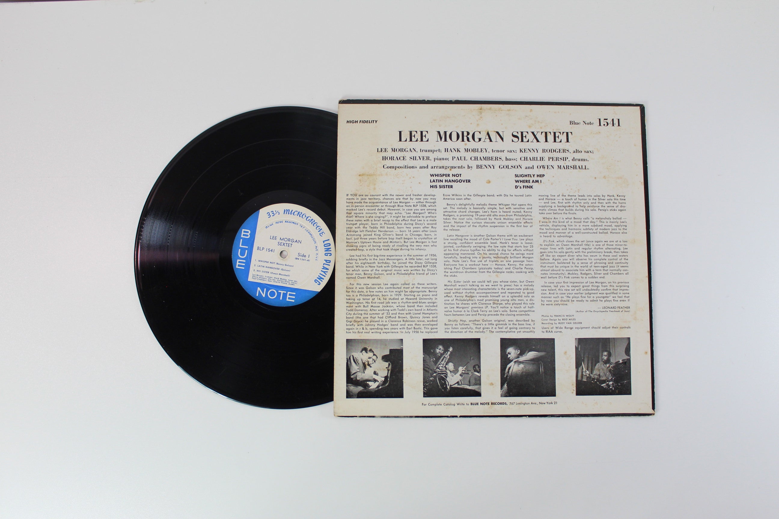 Lee Morgan - Volume 2 - Sextet on Blue Note Lexington Labels Mono