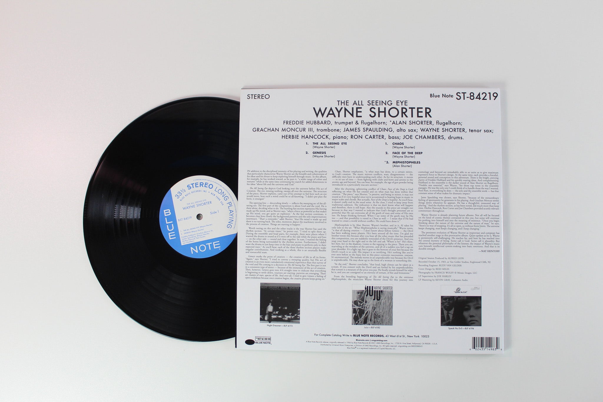Wayne Shorter - The All Seeing Eye on Blue Note Tone Poet Series Reissue