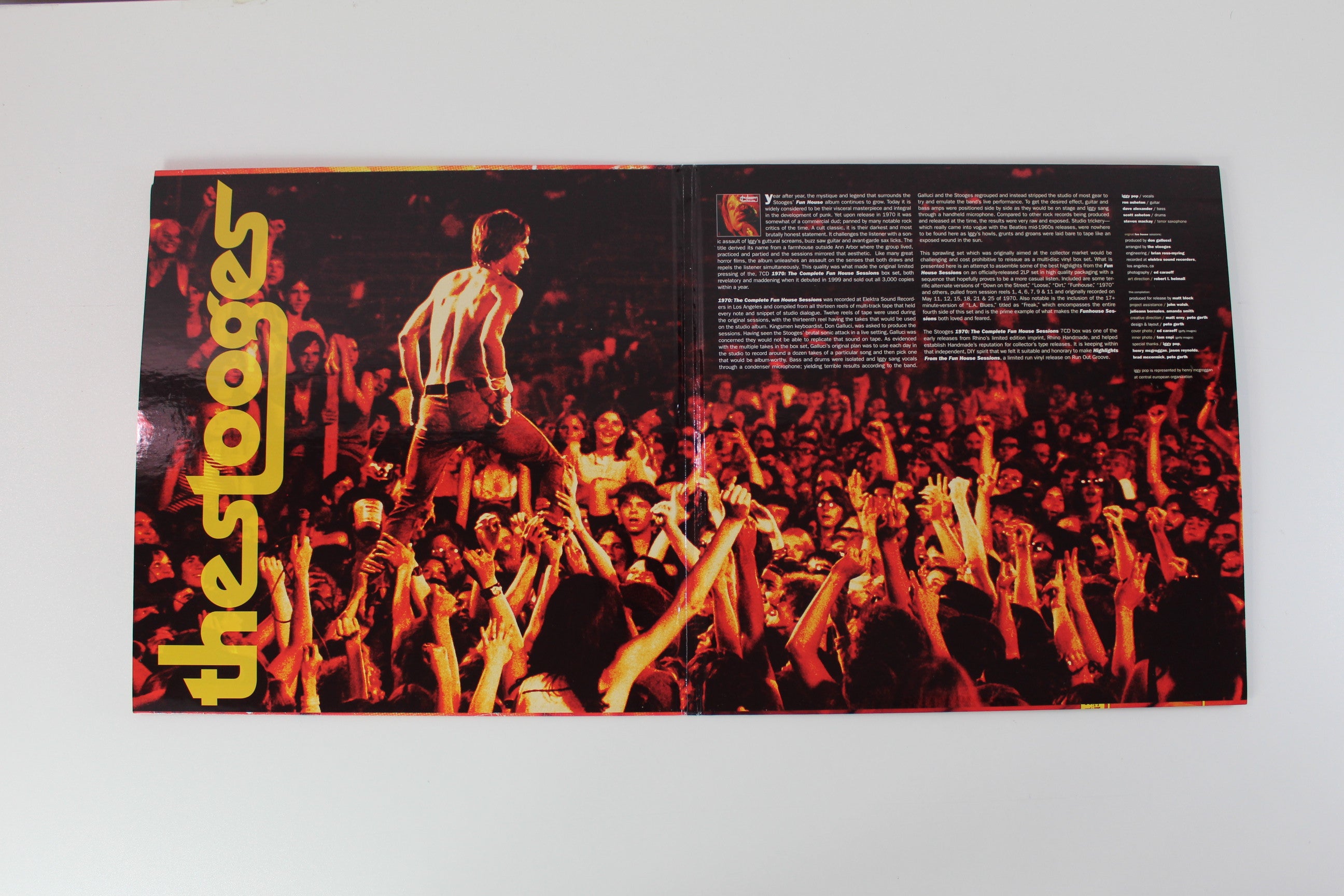 The Stooges - Highlights From The Fun House Sessions on Run Out Groove Ltd. Numbered Swirl Vinyl