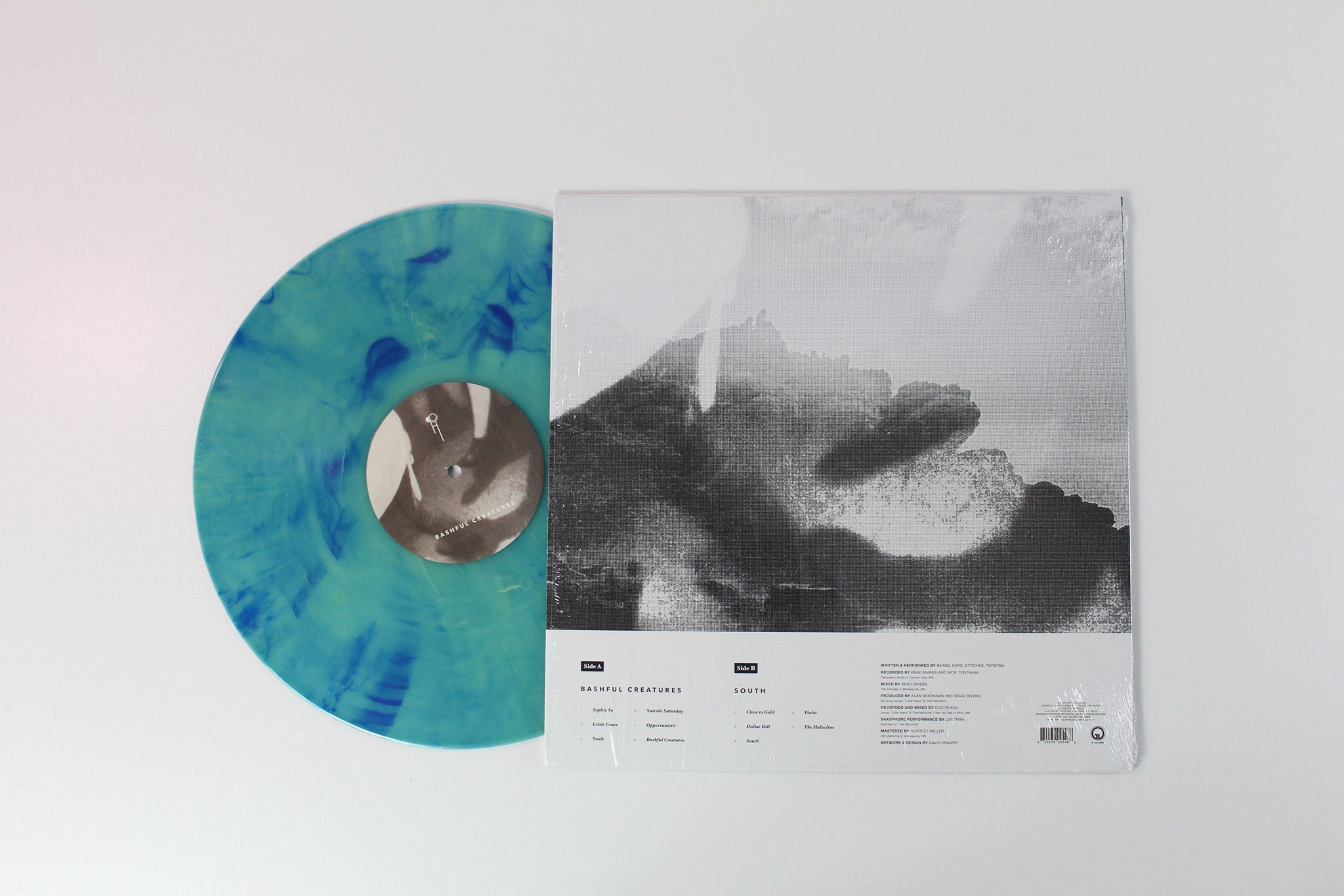 Hippo Campus - The Halocline EPs on Grand Jury Ltd Navy and Green Splatter