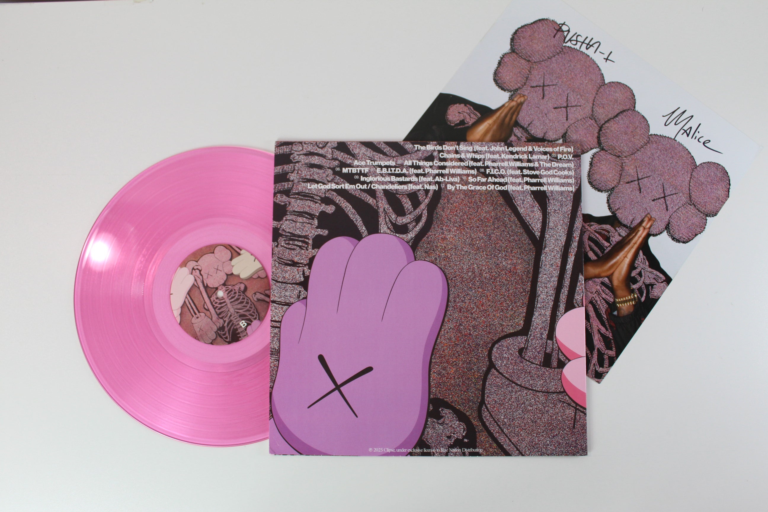Clipse, Pusha T, Malice - Let God Sort Em Out on Rock Nation Pink Vinyl w/ Signed Insert