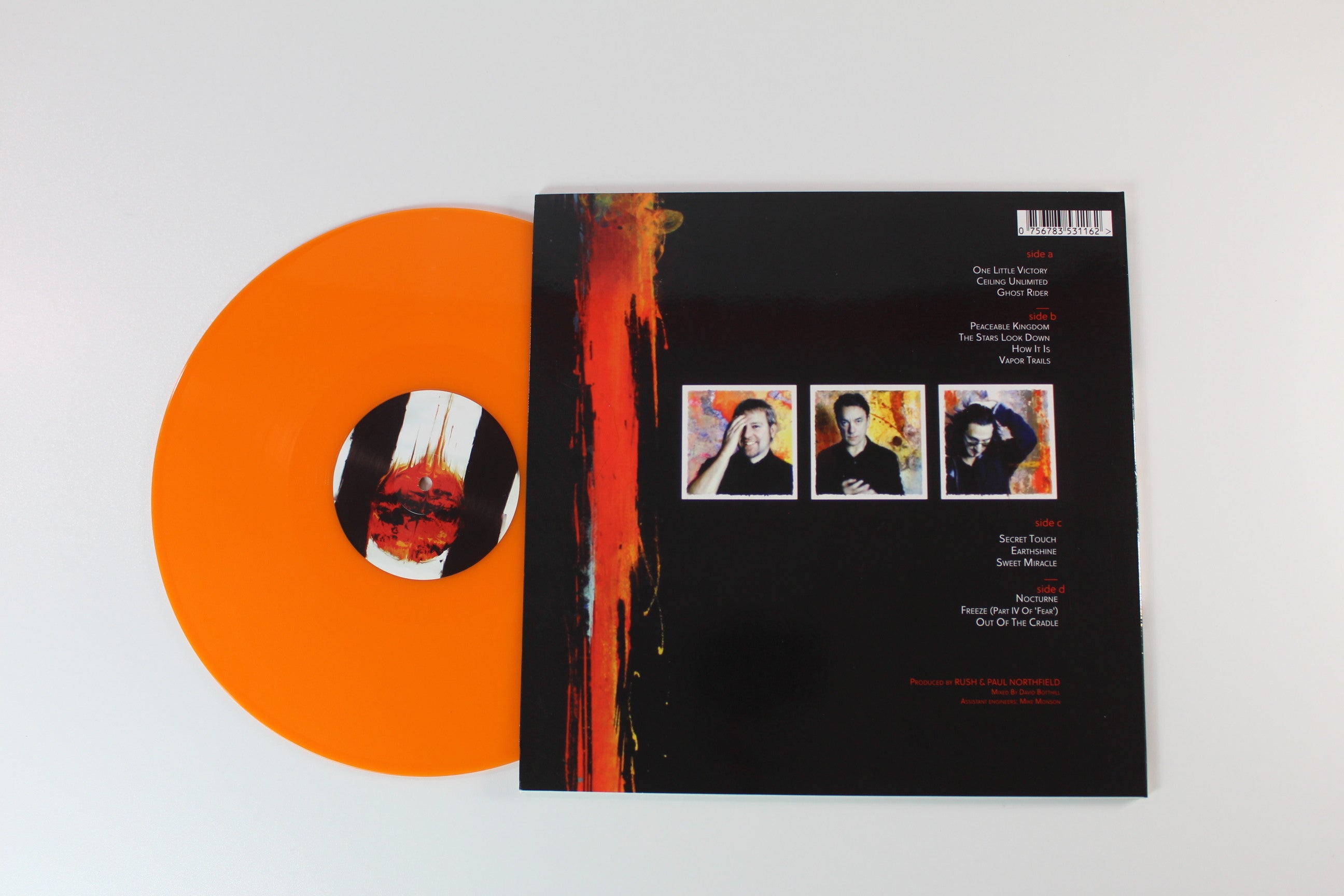 Rush - Vapor Trails Unofficial Orange Vinyl Pressing