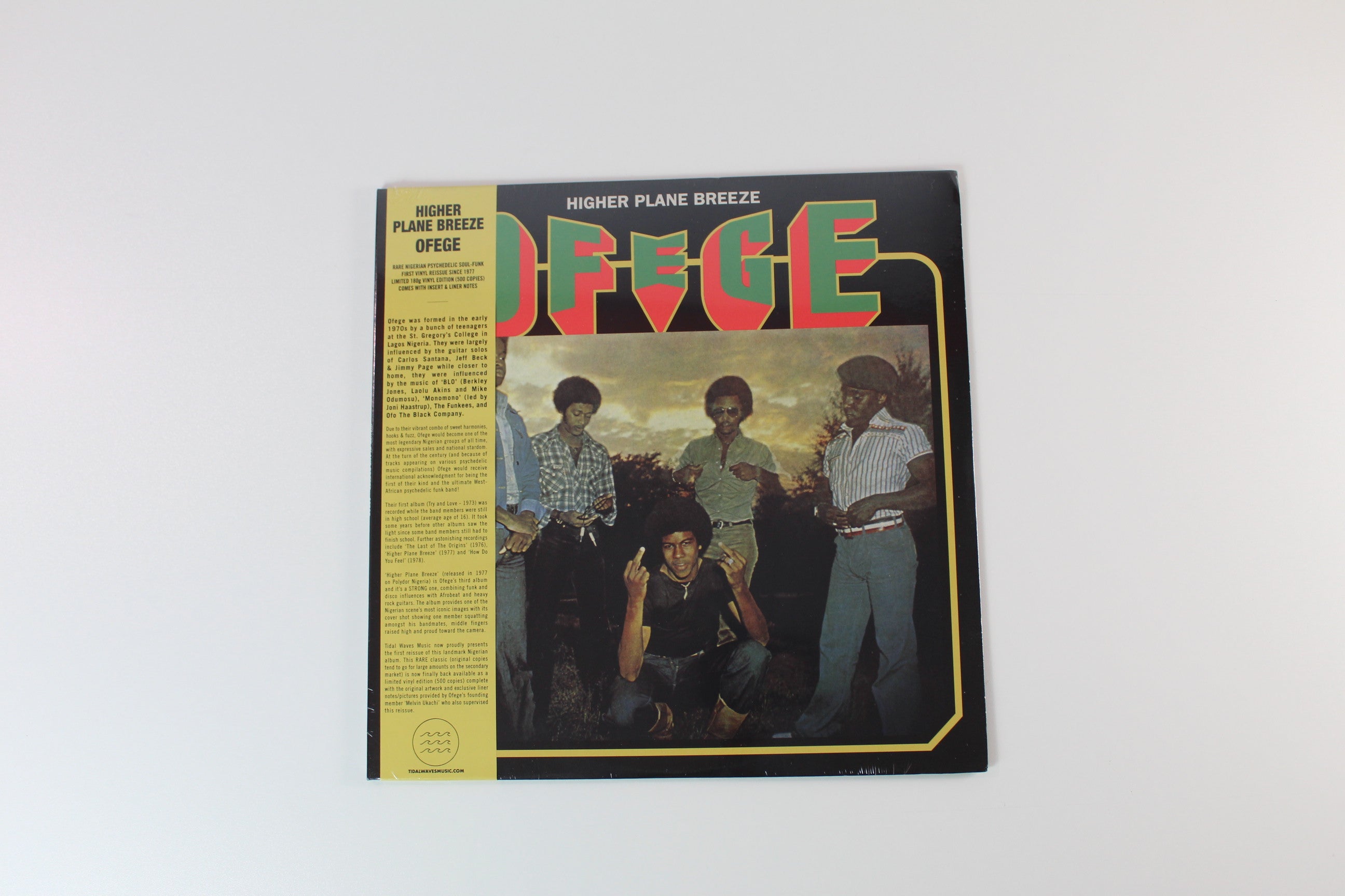 Ofege - Higher Plane Breeze on Tidal Waves Music Reissue Sealed
