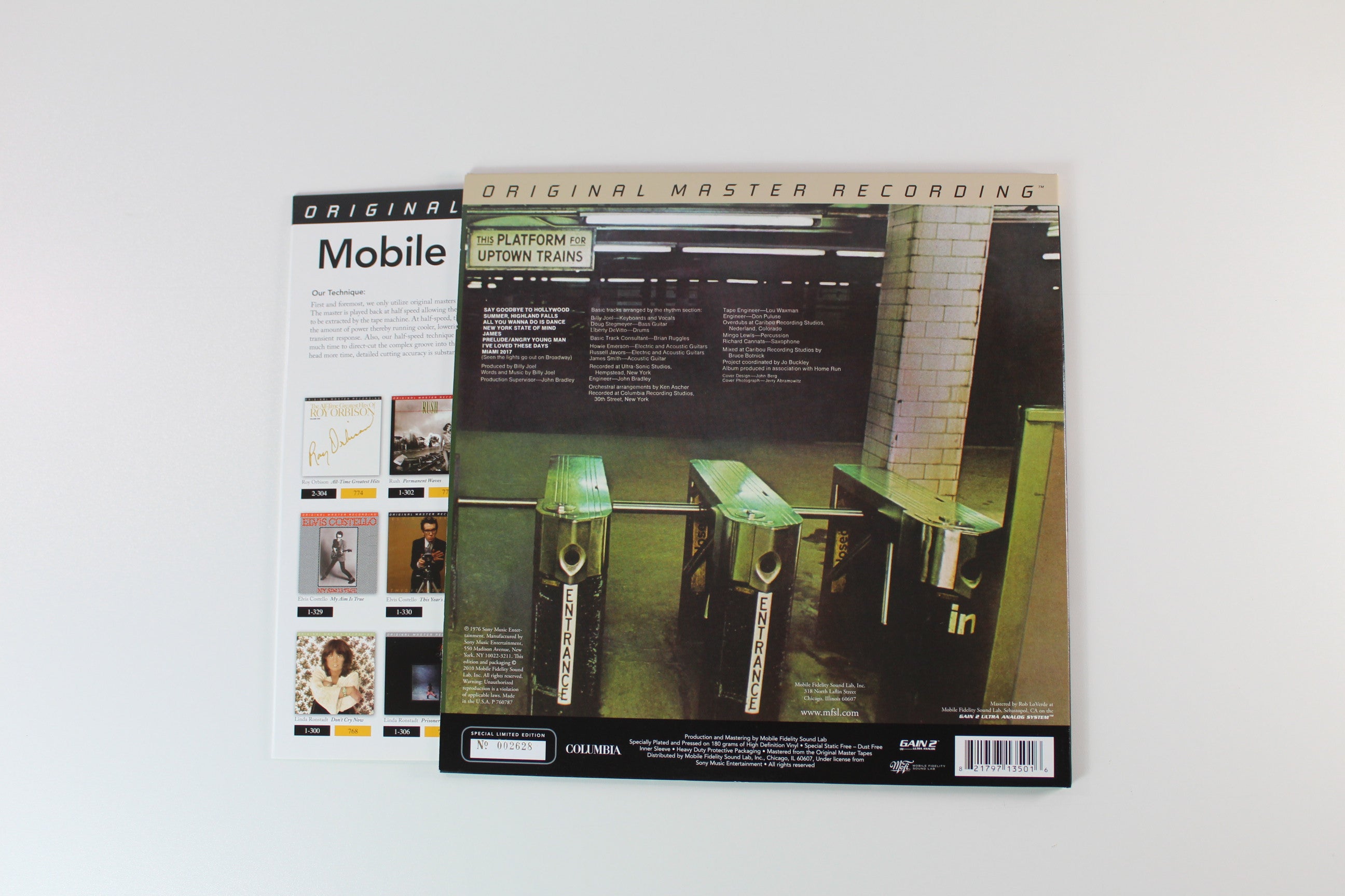 Billy Joel - Turnstiles on Mobile Fidelity Sound Lab Ltd Numbered 180 Gram Reissue