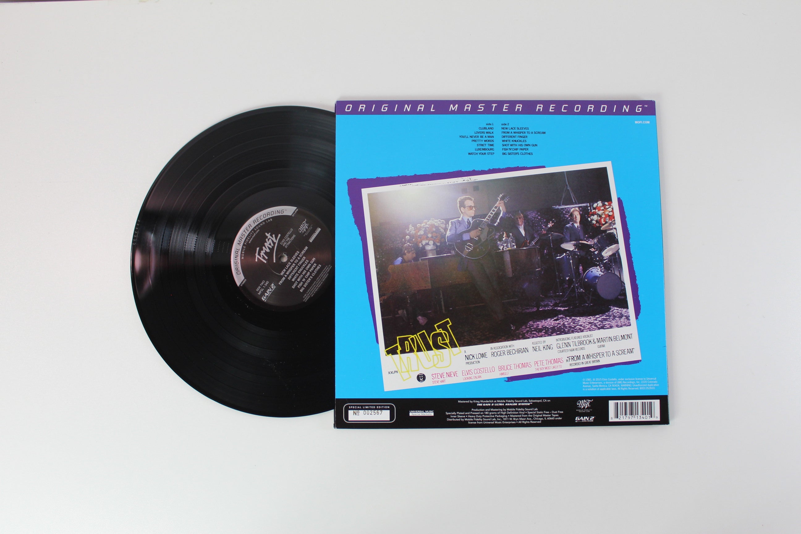 Elvis Costello & The Attractions - Trust on Mobile Fidelity Ltd. Numbered Reissue