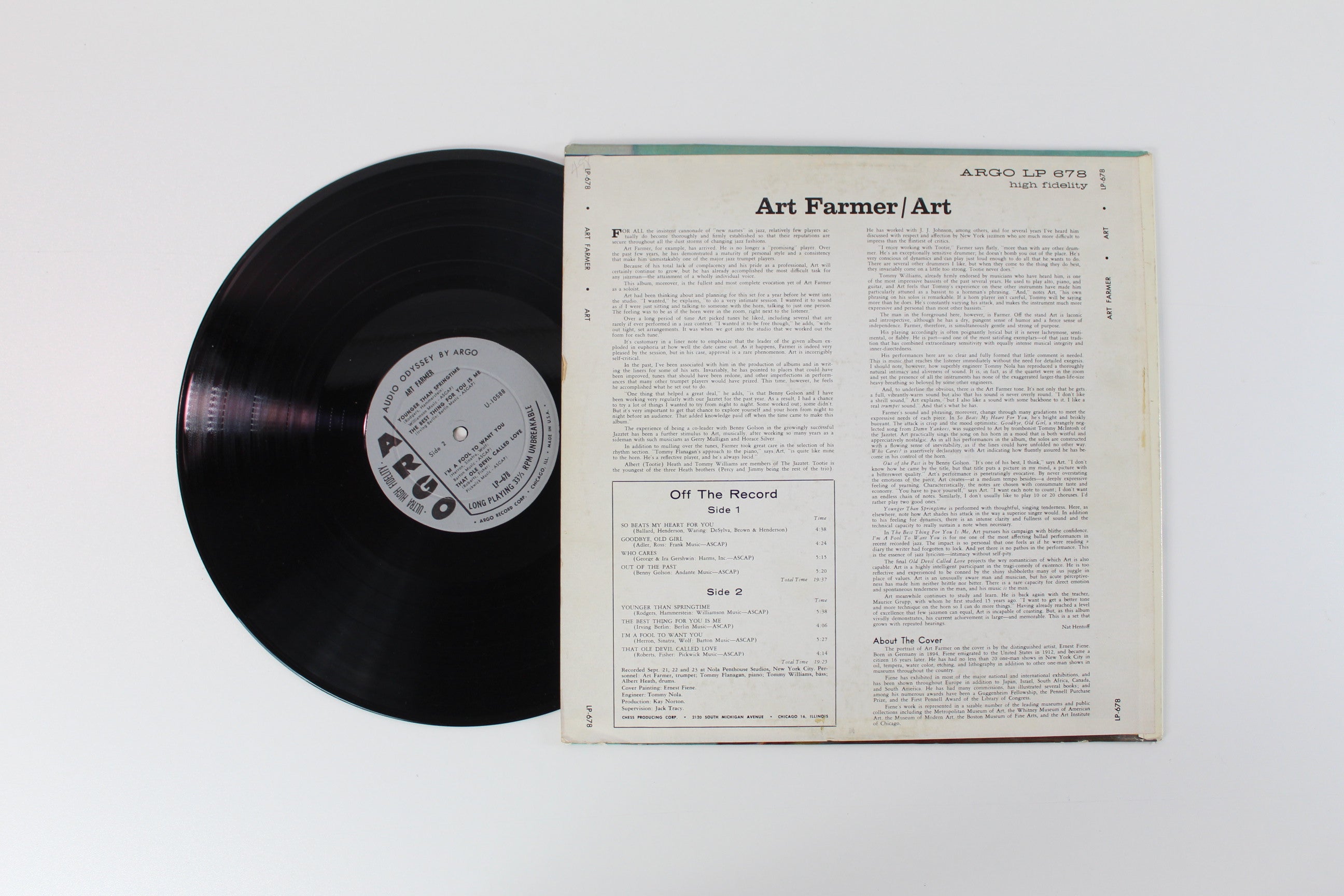 Art Farmer - Art on Argo Mono