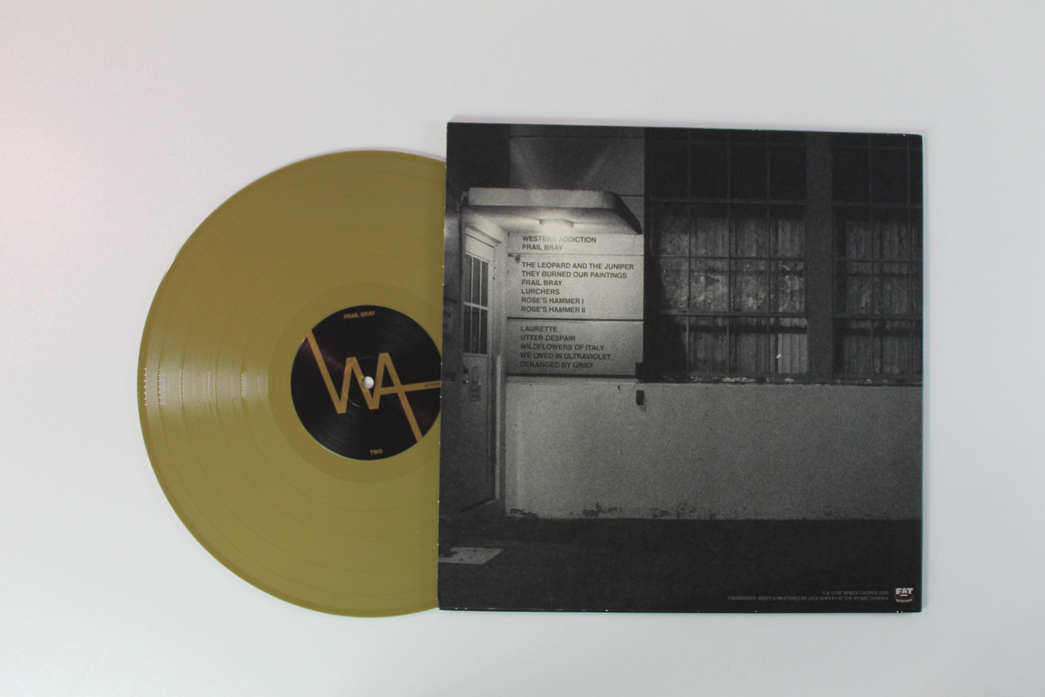 Western Addiction - Frail Bray on Fat Wreck Chords - Gold Vinyl
