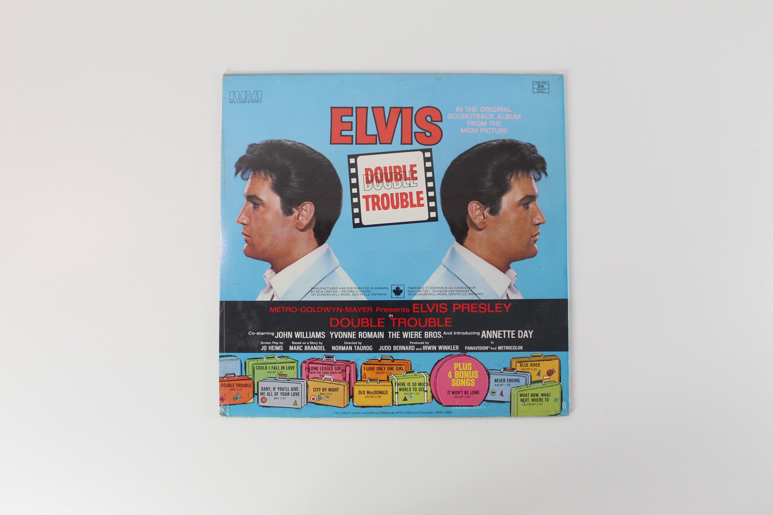 Elvis Presley - Double Trouble on RCA Victor Canadian Reissue Sealed