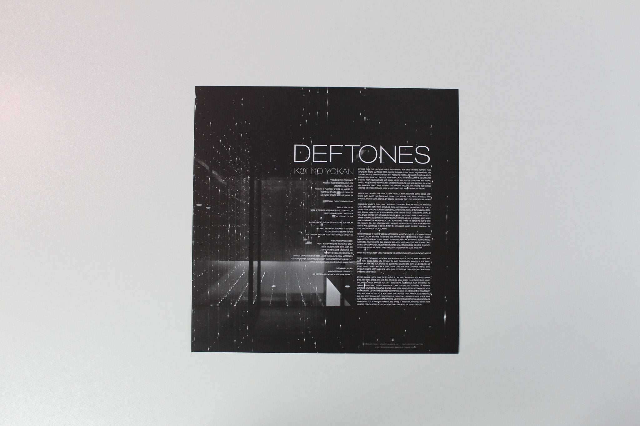 Deftones - Koi No Yokan on Reprise Records
