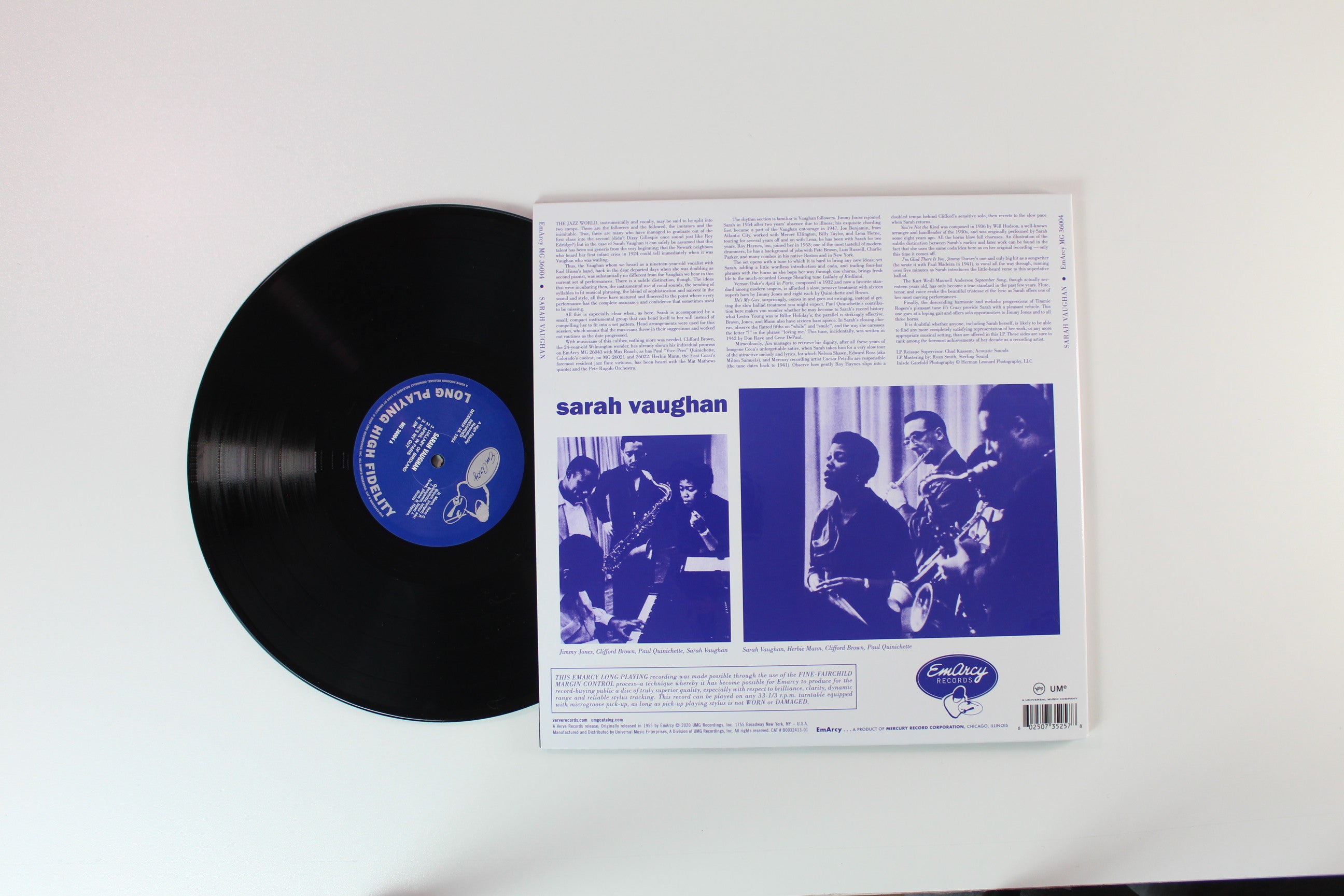 Sarah Vaughan - Sarah Vaughan on Verve Acoustic Sounds Series Reissue
