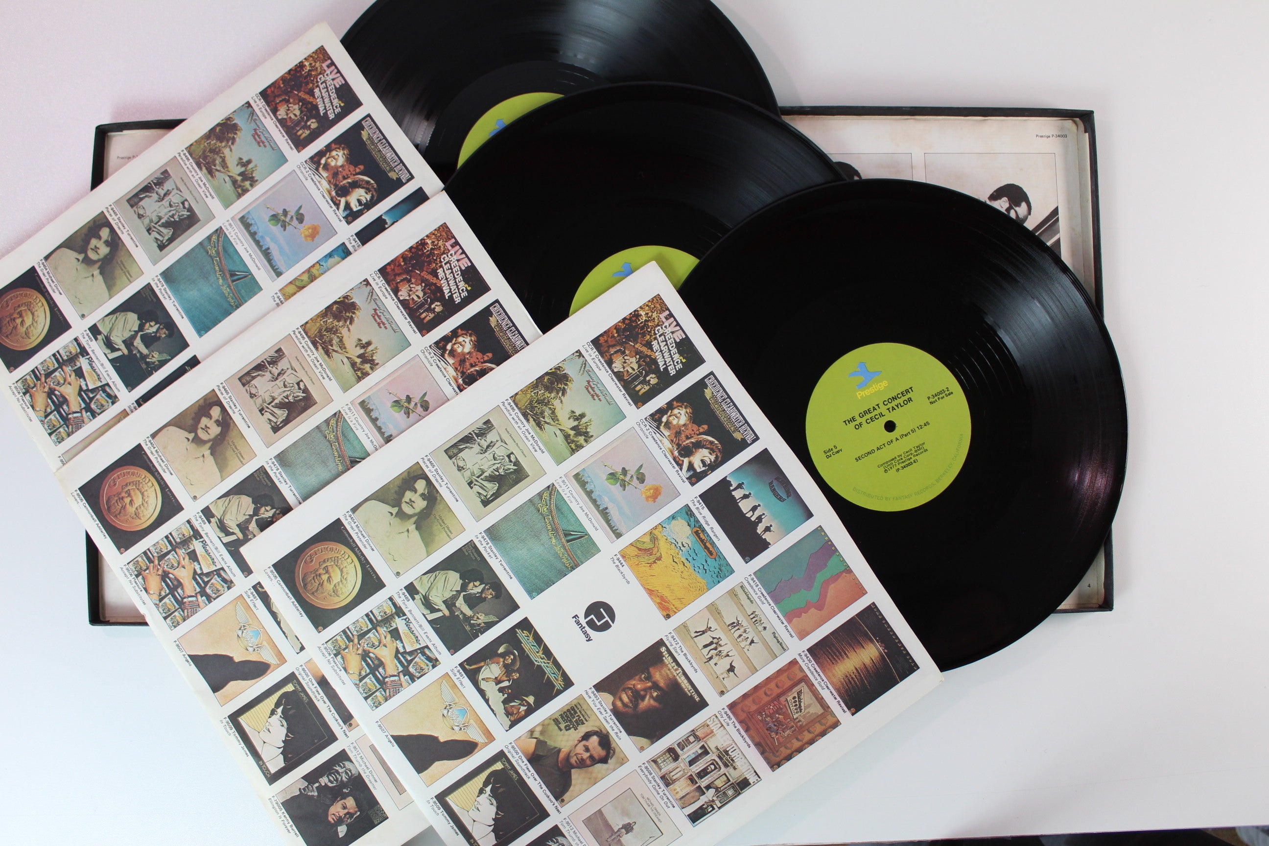 Cecil Taylor - The Great Concert Of Cecil Taylor on Prestige - 3-lp Box Set