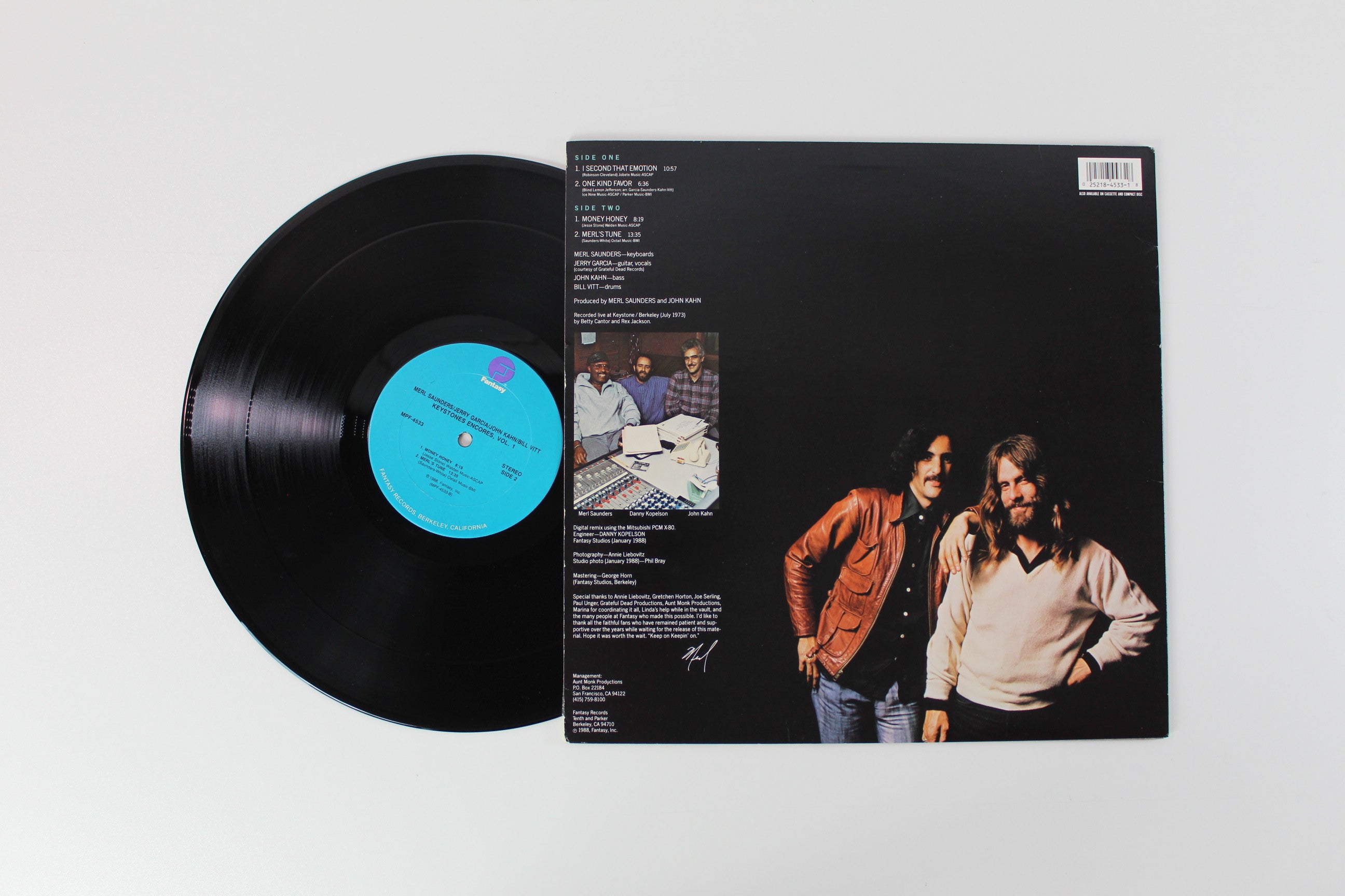 Merl Saunders / Jerry Garcia / John Kahn / Bill Vitt - Keystone Encores Volume I on Fantasy