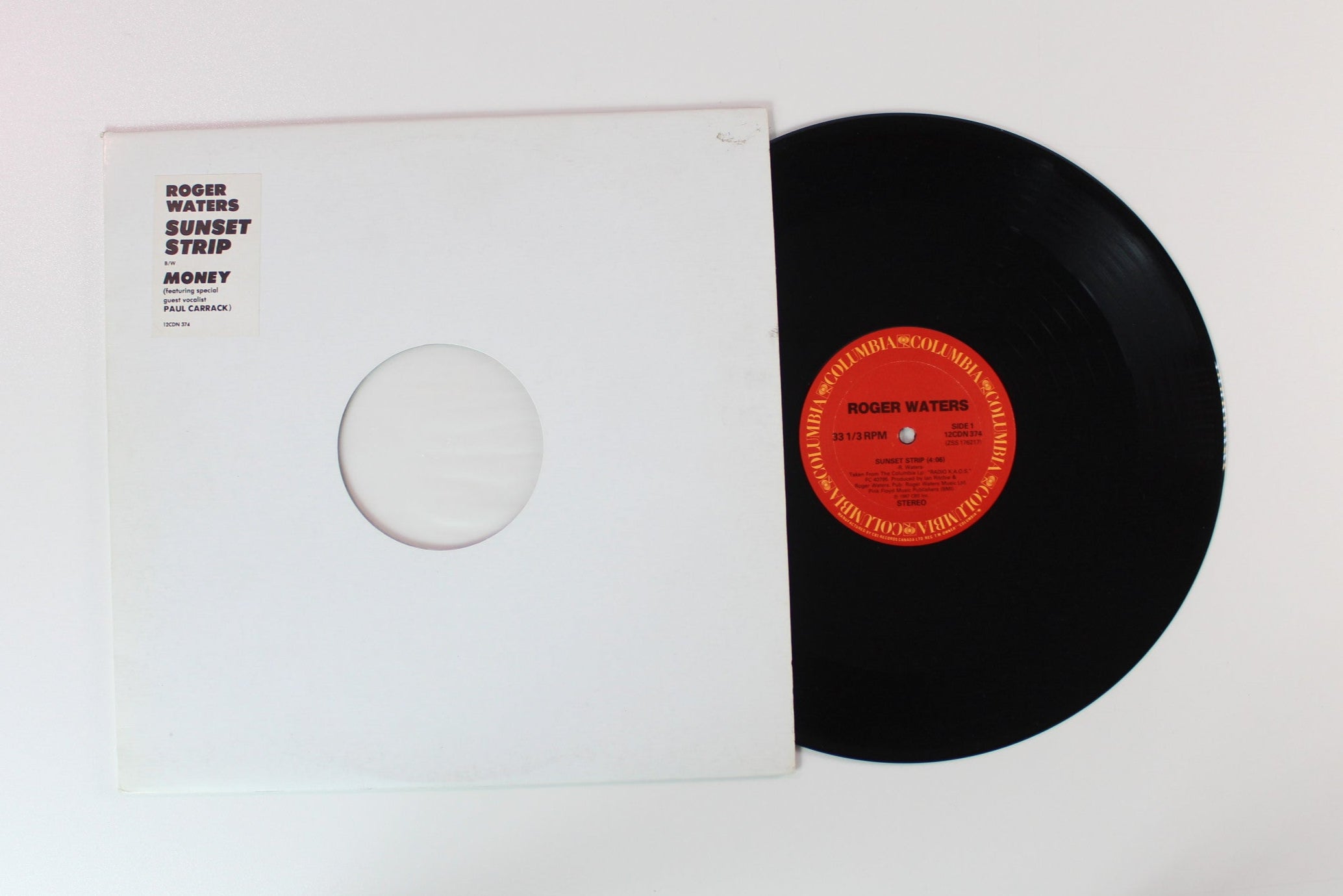 Roger Waters - Sunset Strip on Columbia 12" Single
