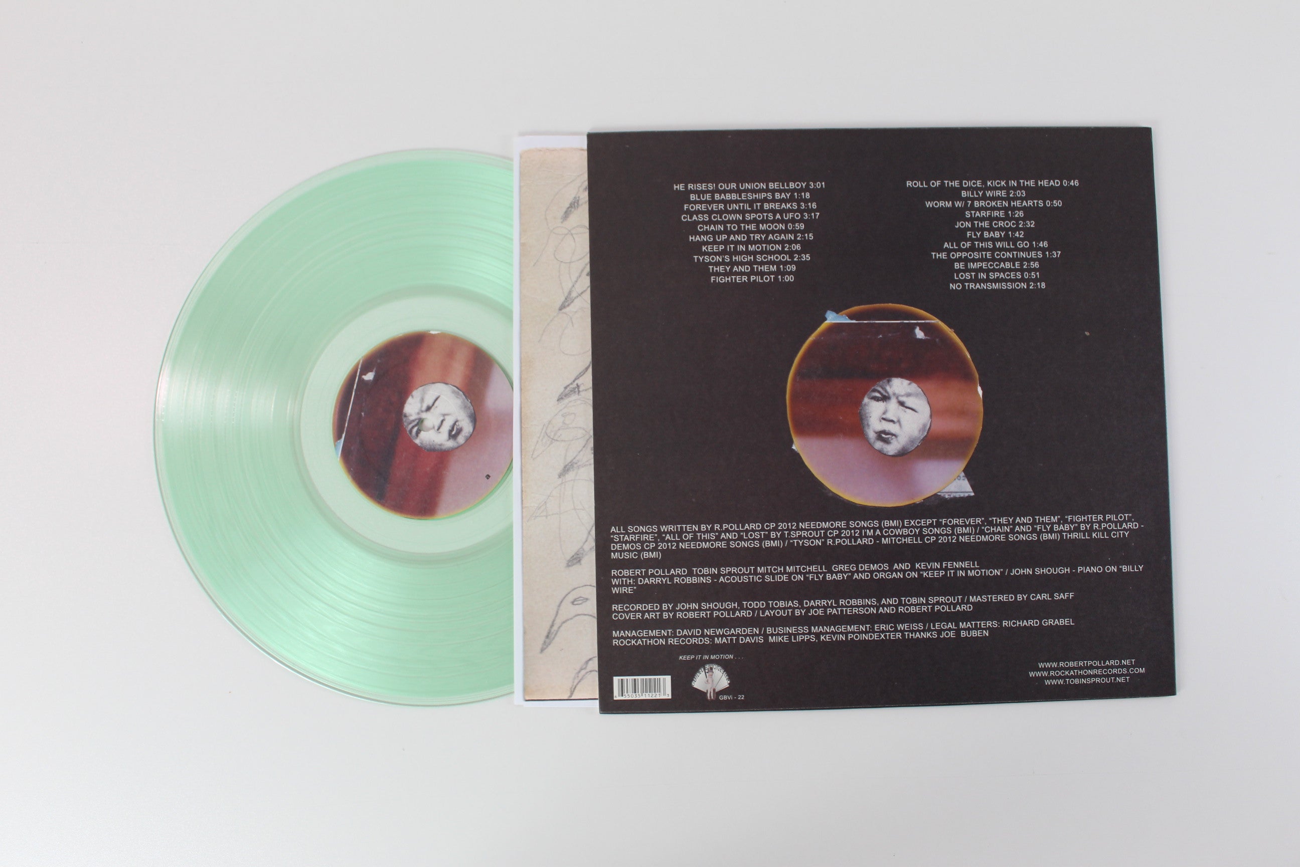 Guided By Voices - Class Clown Spots A UFO on GBV Inc Green Coke Bottle Translucent