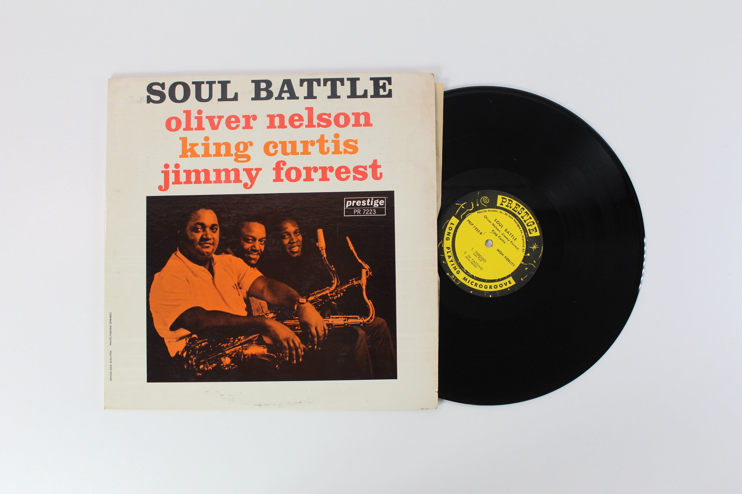 Oliver Nelson King Curtis Jimmy Forrest - Soul Battle on Prestige Mono