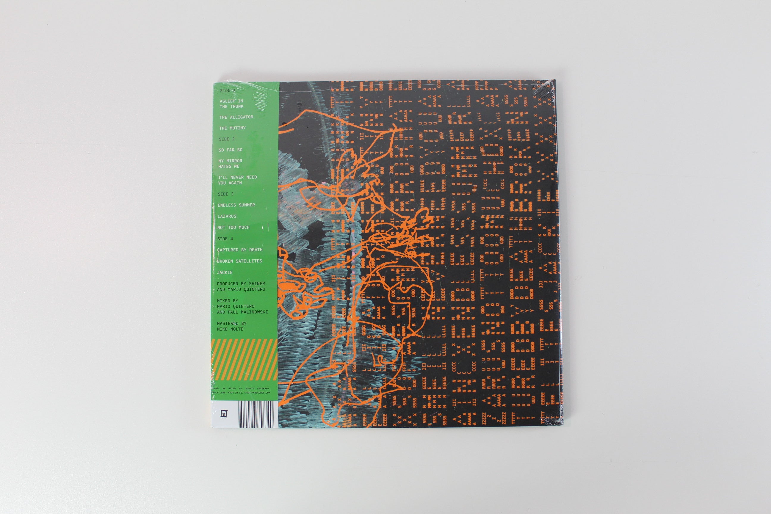 Shiner - Believeyoume on Spartan Records Ltd. Tropical Sunset Marble Vinyl Sealed