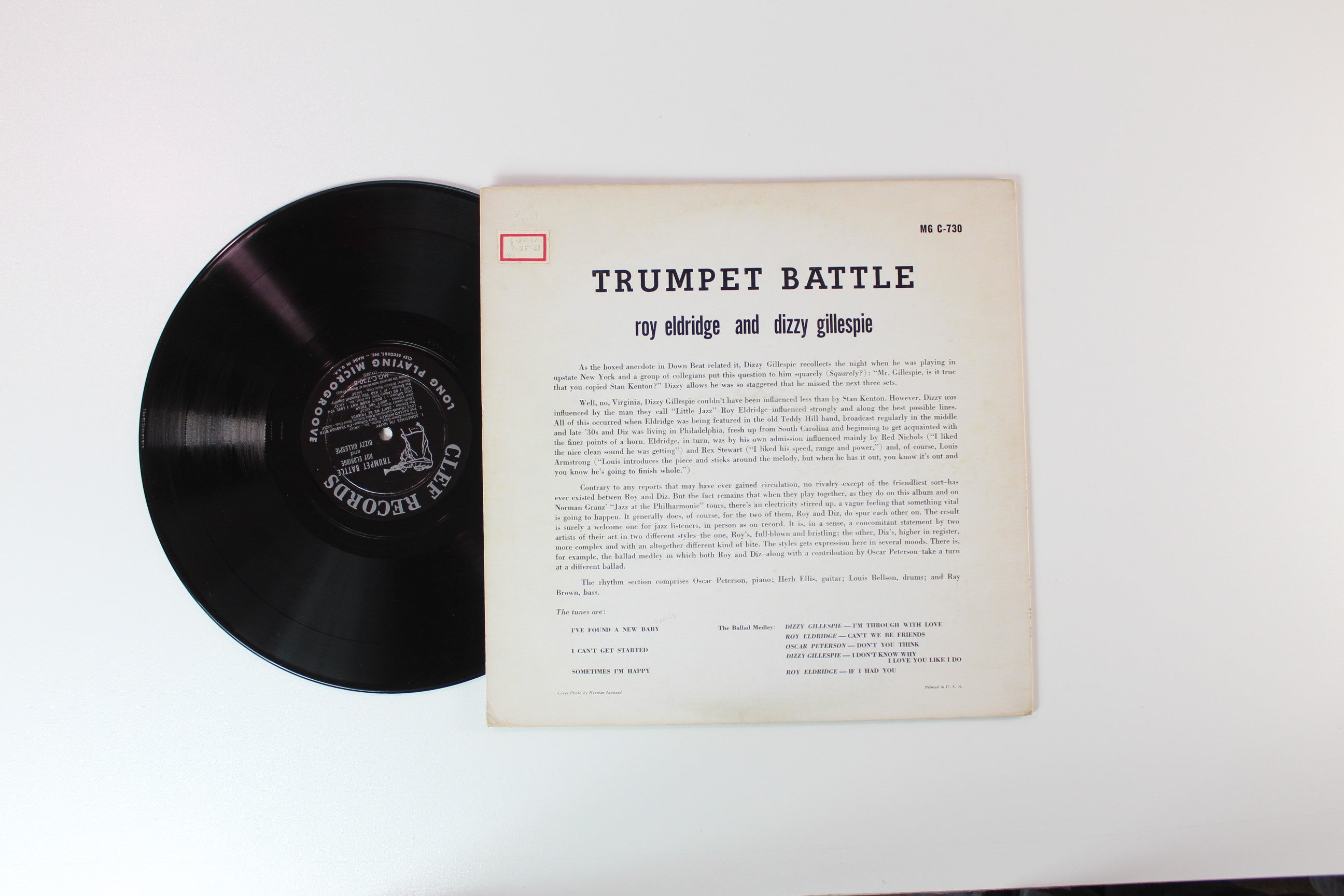 Roy Eldridge - Trumpet Battle on Clef Records - 1956 Mono