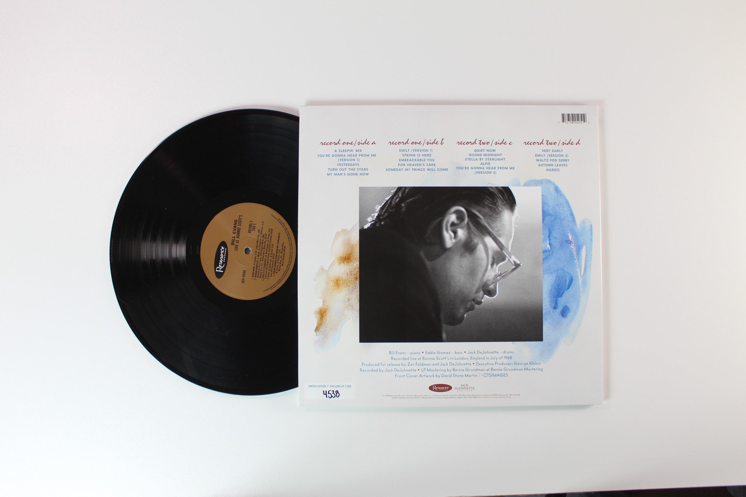 Bill Evans - Live At Ronnie Scott's on Resonance Records