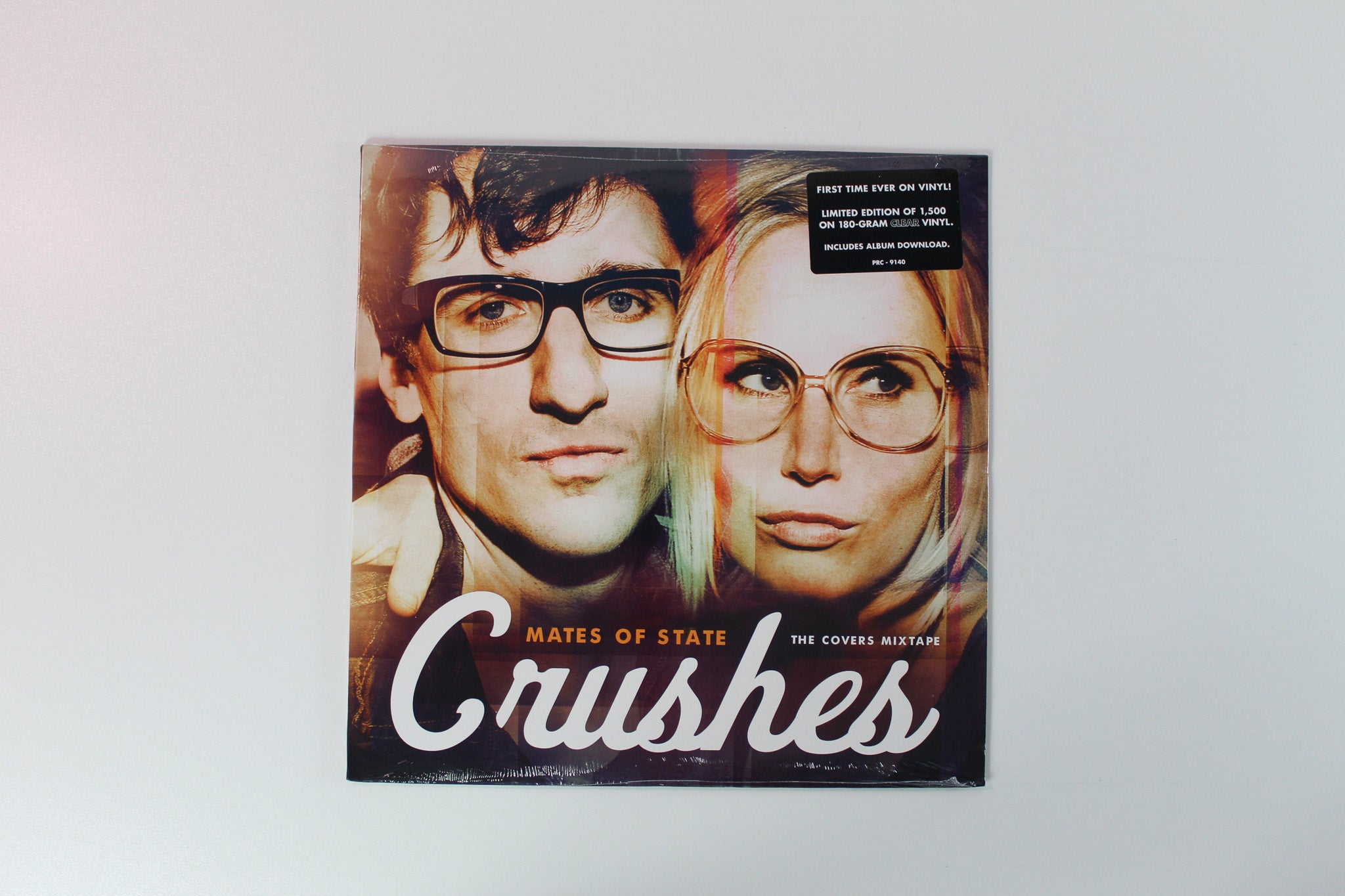 Mates Of State - Crushes - The Covers Mixtape on Polyvinyl Record Company - Clear Vinyl Sealed