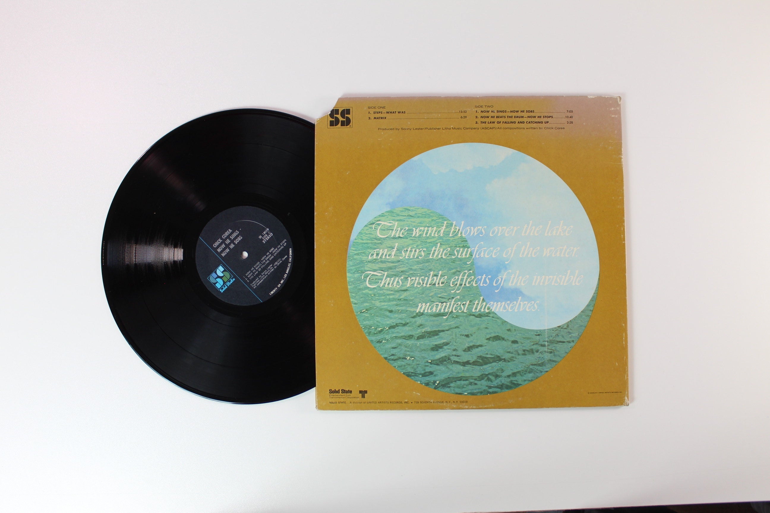 Chick Corea - Now He Sings, Now He Sobs on Solid State Records