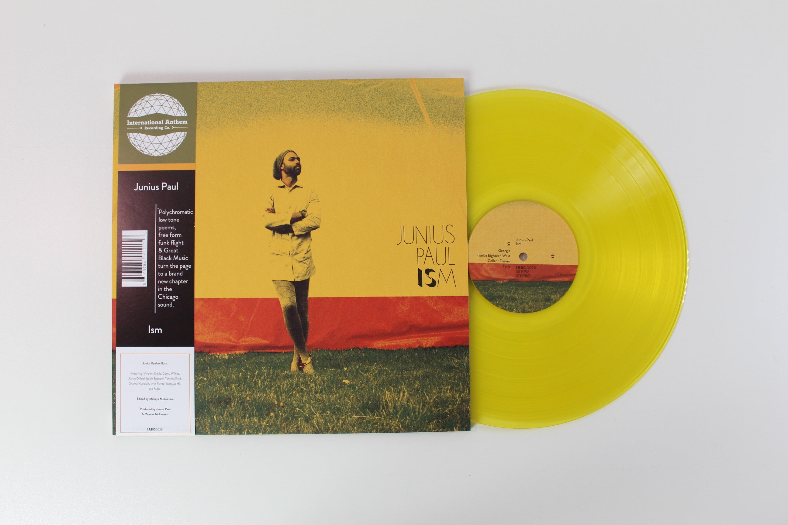 Junius Paul - Ism on International Anthem Ltd Green / Gold Transparent Vinyl
