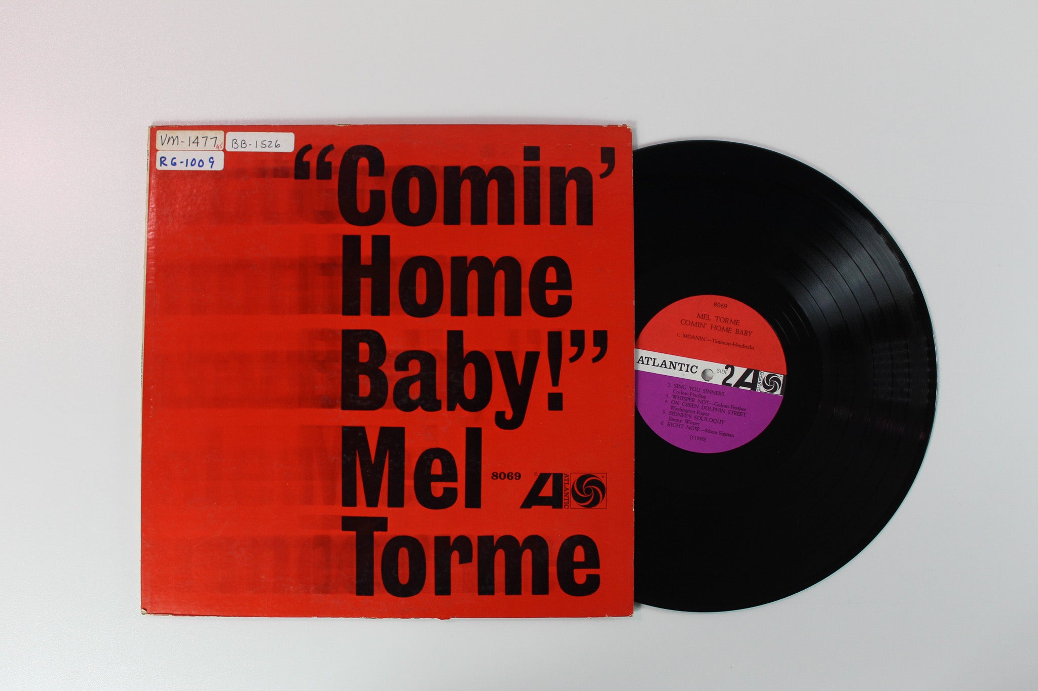 Mel Tormé - Comin' Home Baby! on Atlantic Mono