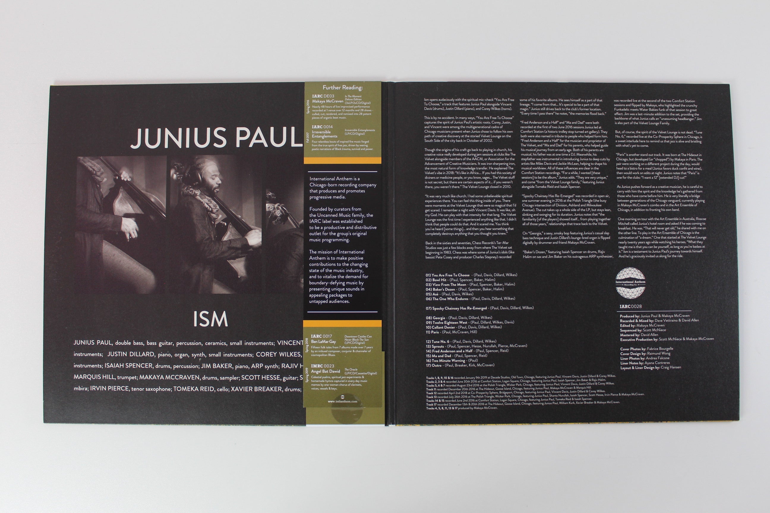 Junius Paul - Ism on International Anthem Ltd Green / Gold Transparent Vinyl