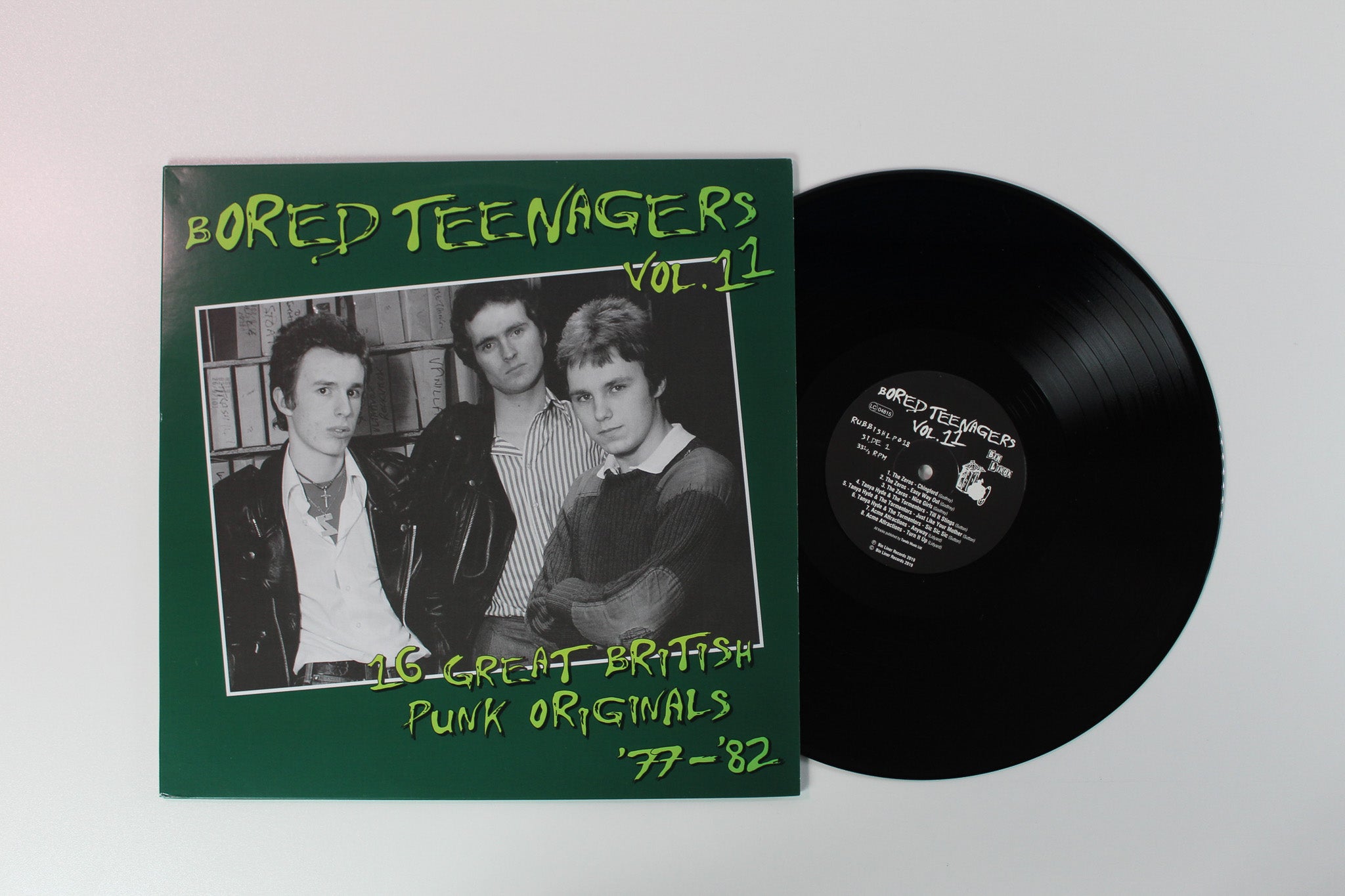 Various - Bored Teenagers Vol.11: 16 Great British Punk Originals '77-'82 on Bin Liner Records