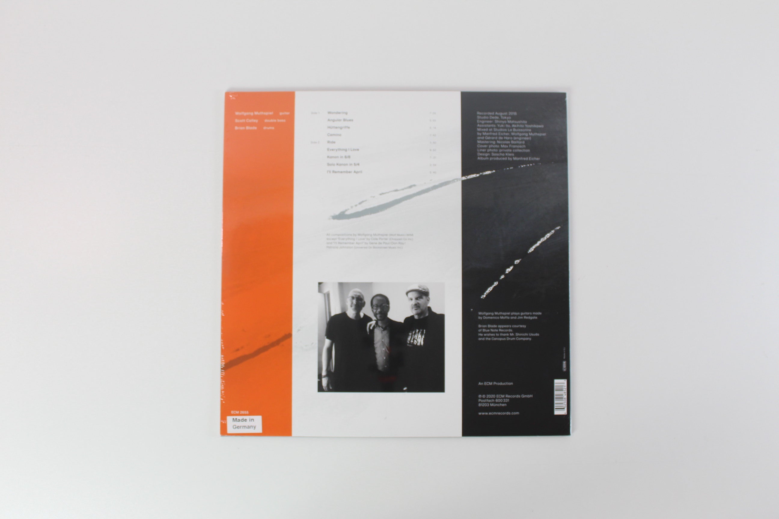 Wolfgang Muthspiel Scott Colley Brian Blade - Angular Blues on ECM Records Sealed