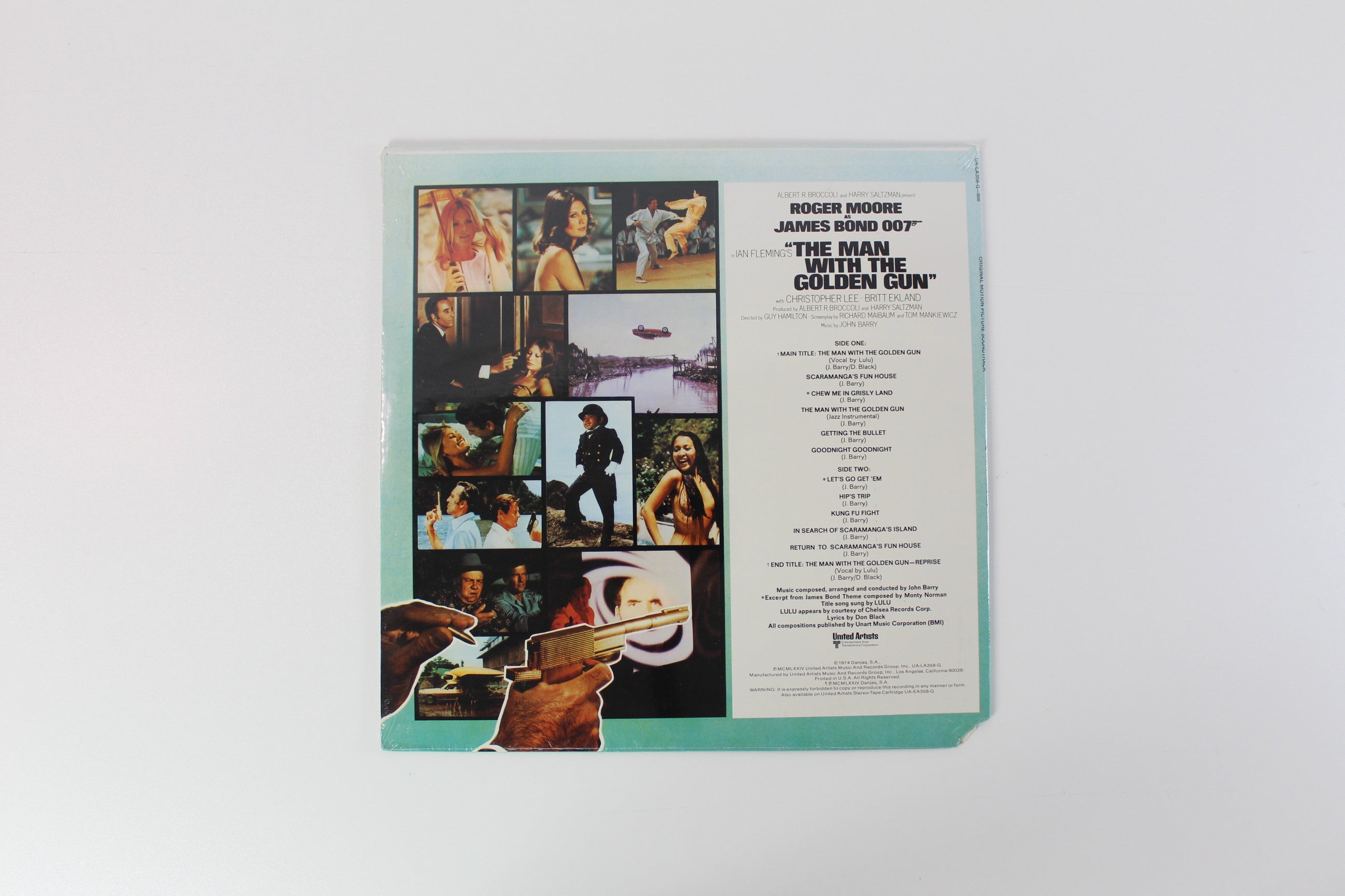 John Barry - The Man With The Golden Gun (Original Motion Picture Soundtrack) on United Artists Records Sealed