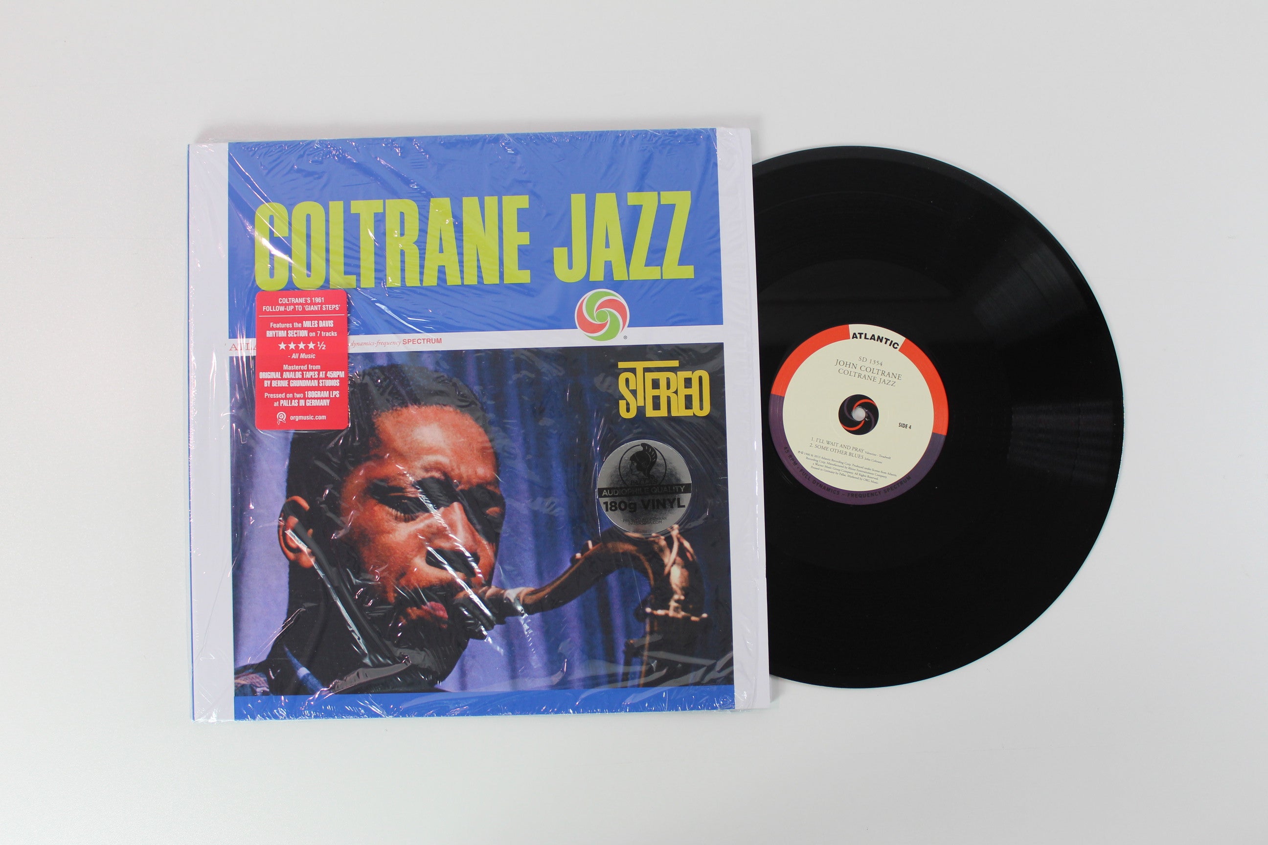John Coltrane - Coltrane Jazz on Atlantic ORG Ltd 2 X 12" 45 RPM 180 Gram Reissue