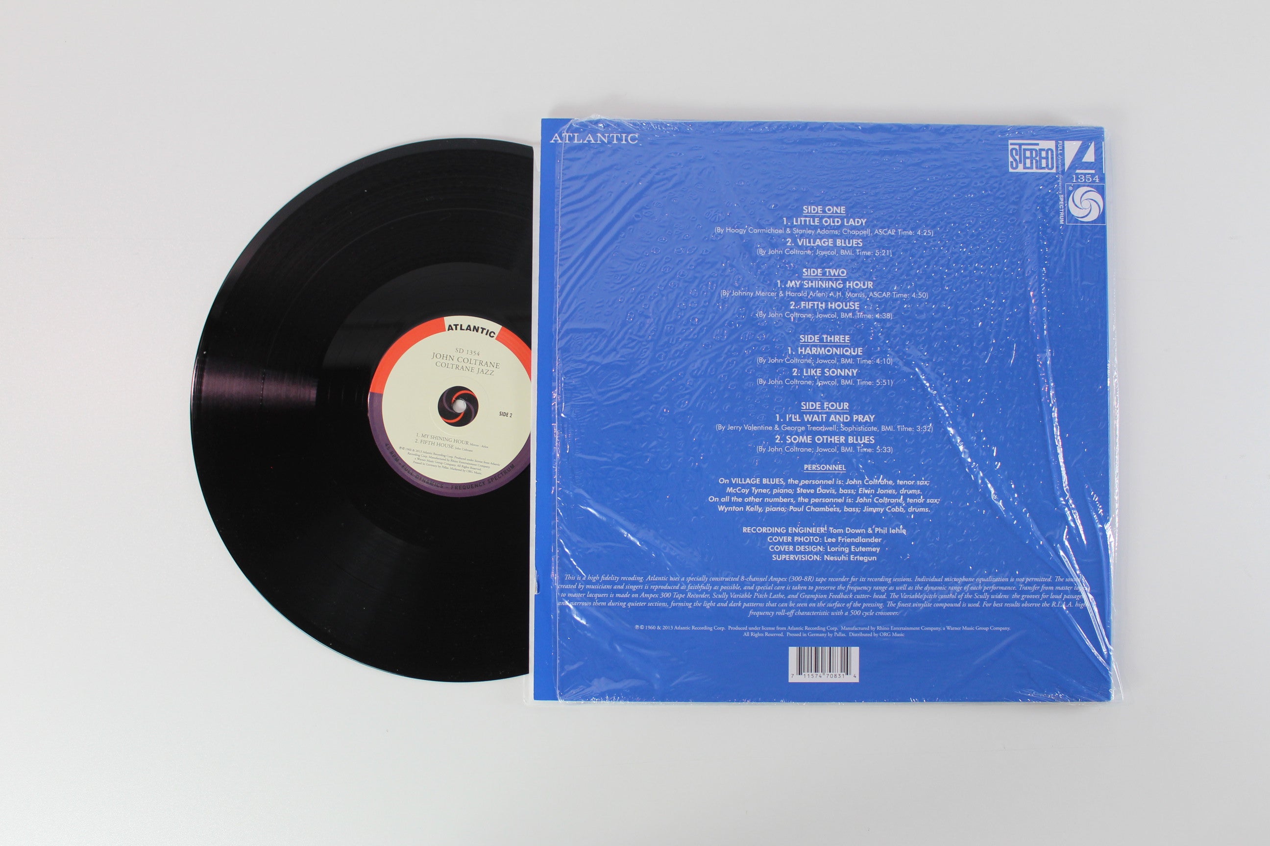 John Coltrane - Coltrane Jazz on Atlantic ORG Ltd 2 X 12" 45 RPM 180 Gram Reissue