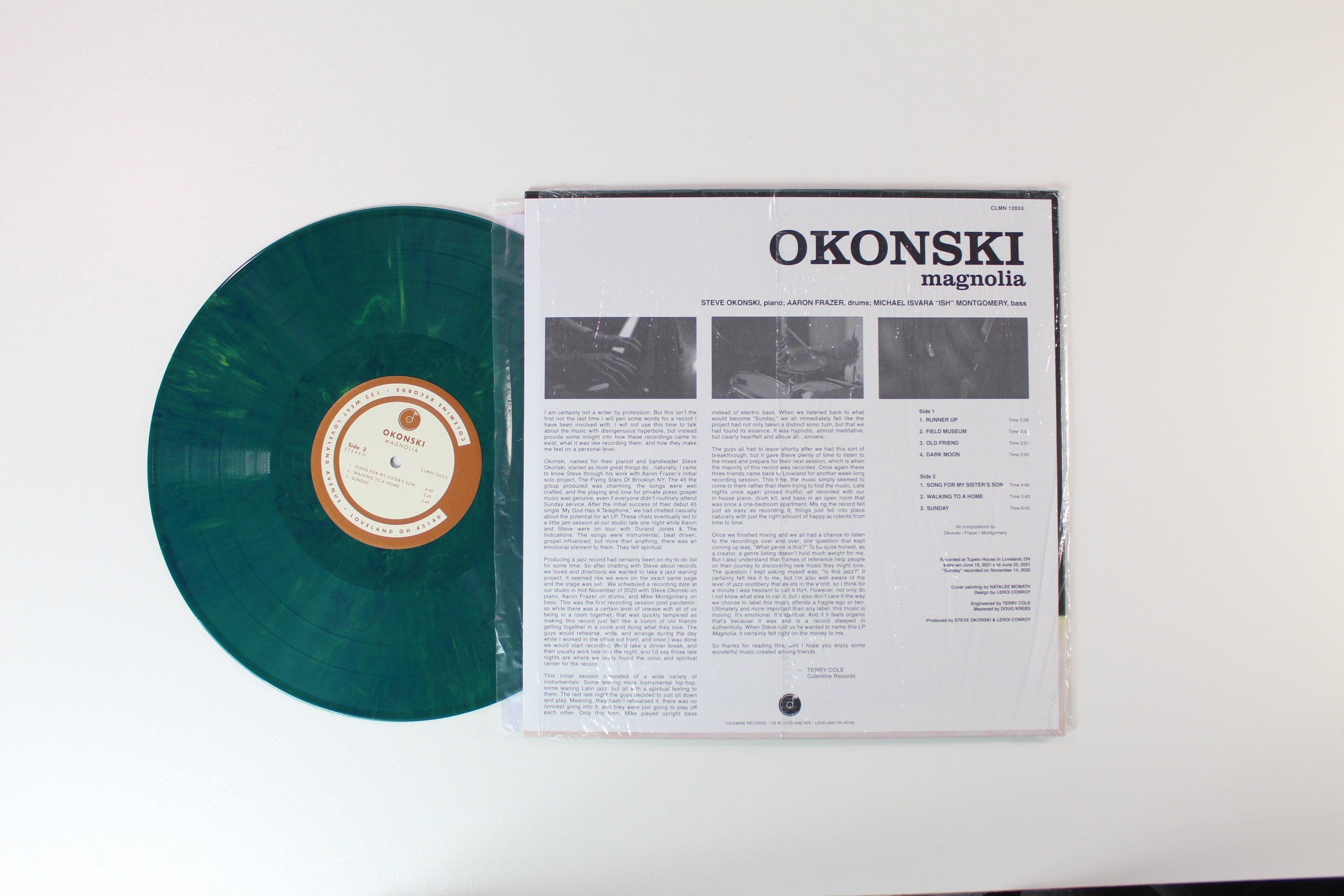 Steve Okonski - Magnolia on Colemine Records - Green Marble Vinyl