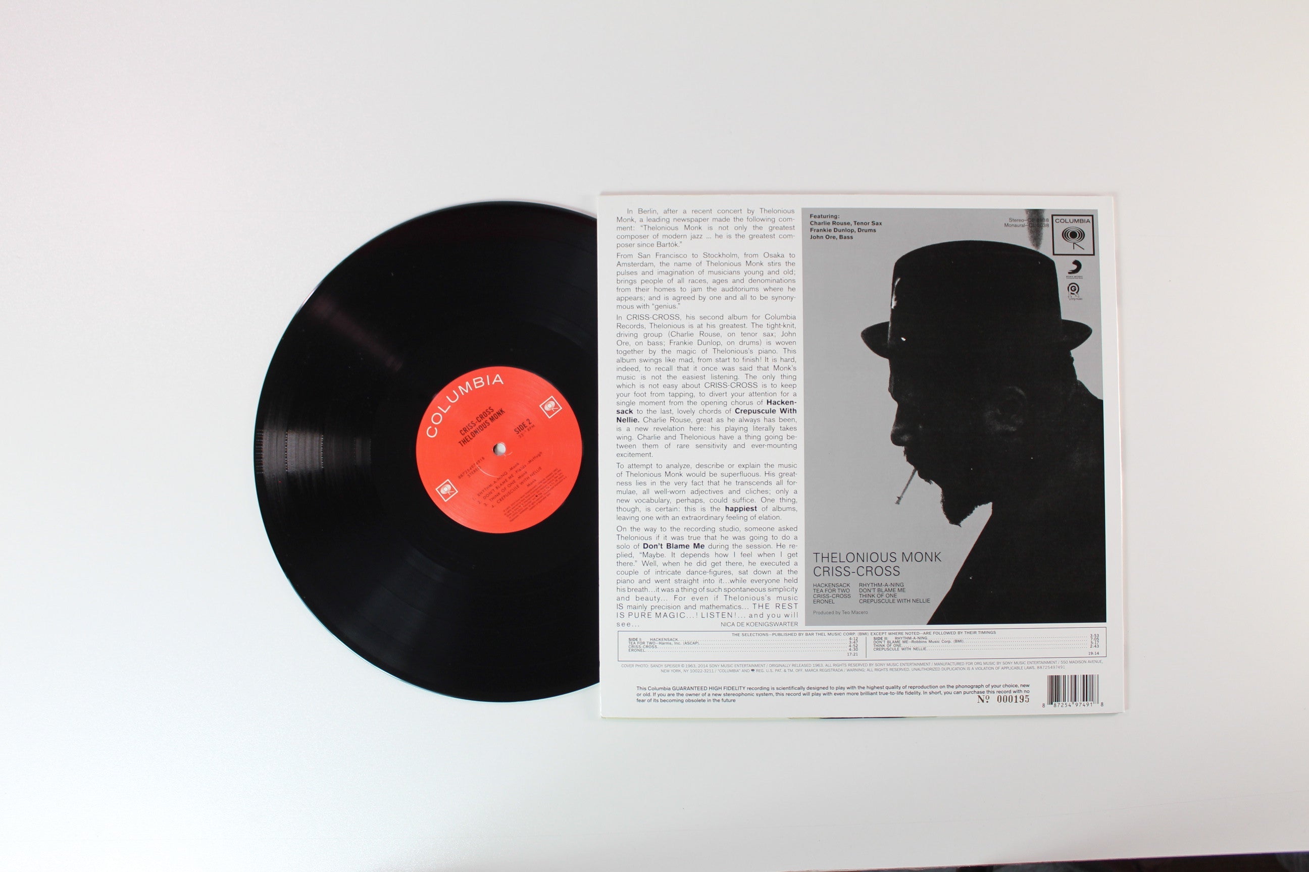 Thelonious Monk - Criss-Cross on ORG Music