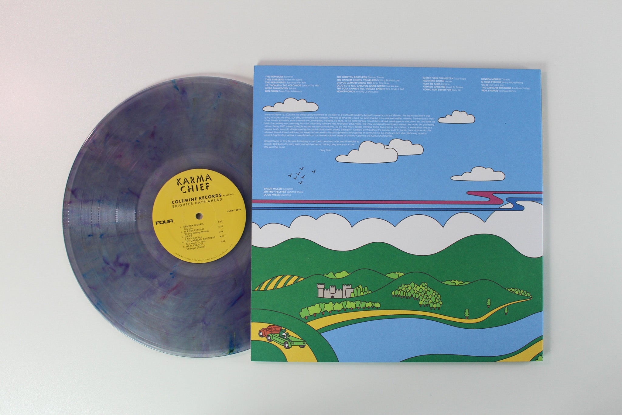 Various - Brighter Days Ahead on Karma Chief - Colored Vinyl