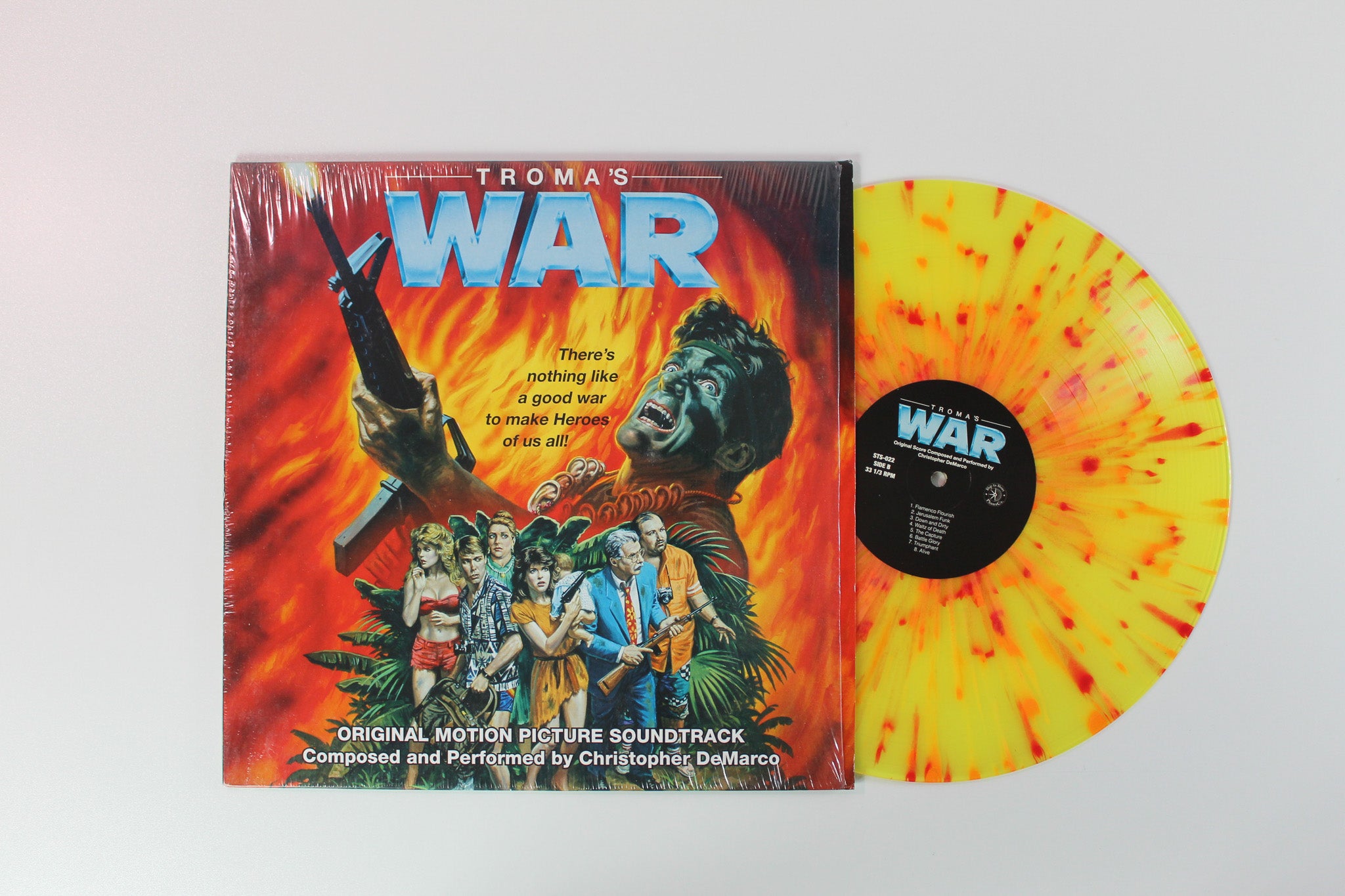 Chris DeMarco - Troma's War (Original Motion Picture Soundtrack) on Ship To Shore Phonograph Co. - Splatter Vinyl