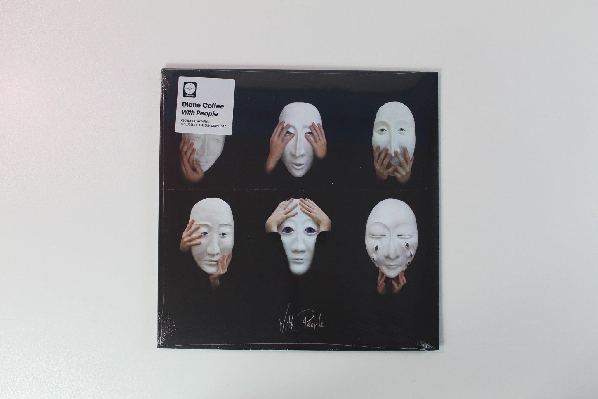 Diane Coffee - With People on Polyvinyl Record Company - Cloudy Clear Vinyl Sealed