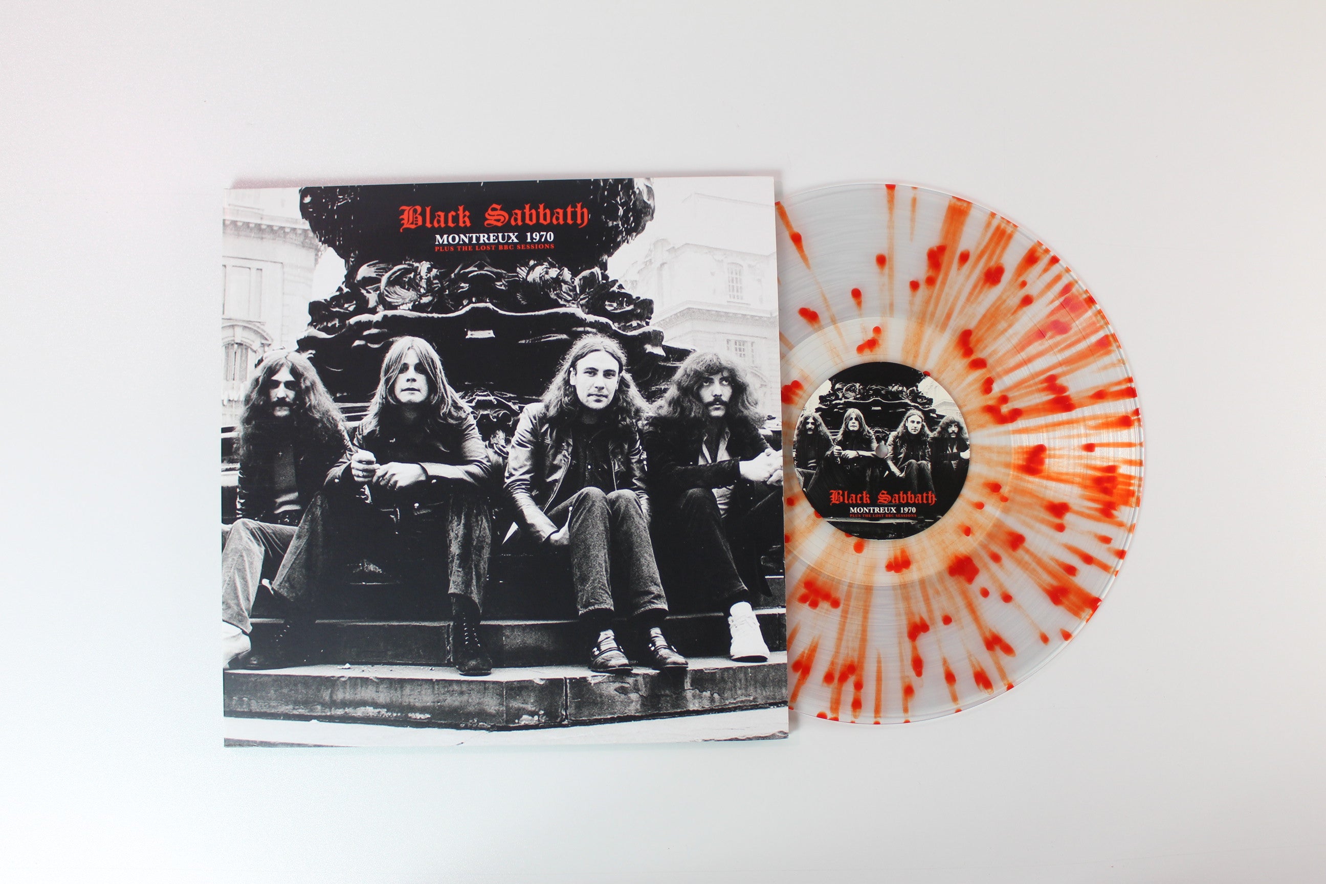 Black Sabbath - Montreux 1970 Plus The Lost BBC Sessions on Fallen Angel - Splatter Vinyl Unofficial