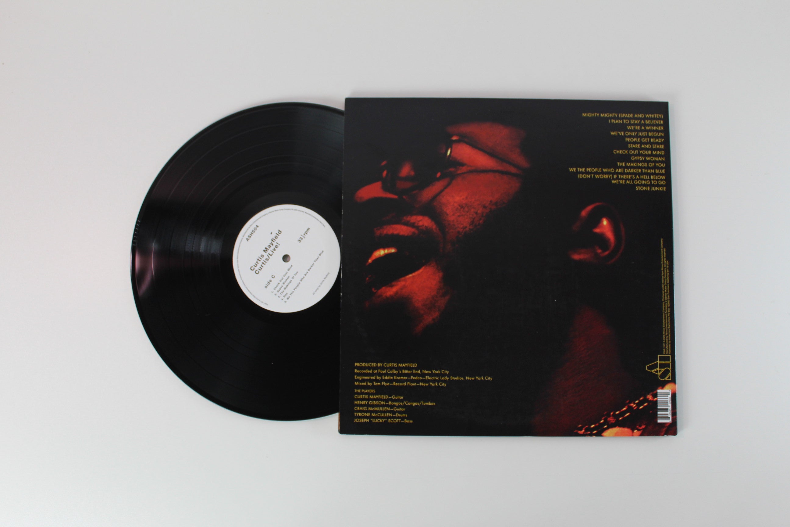 Curtis Mayfield - Curtis / Live! on Antactica Starts Here Reissue