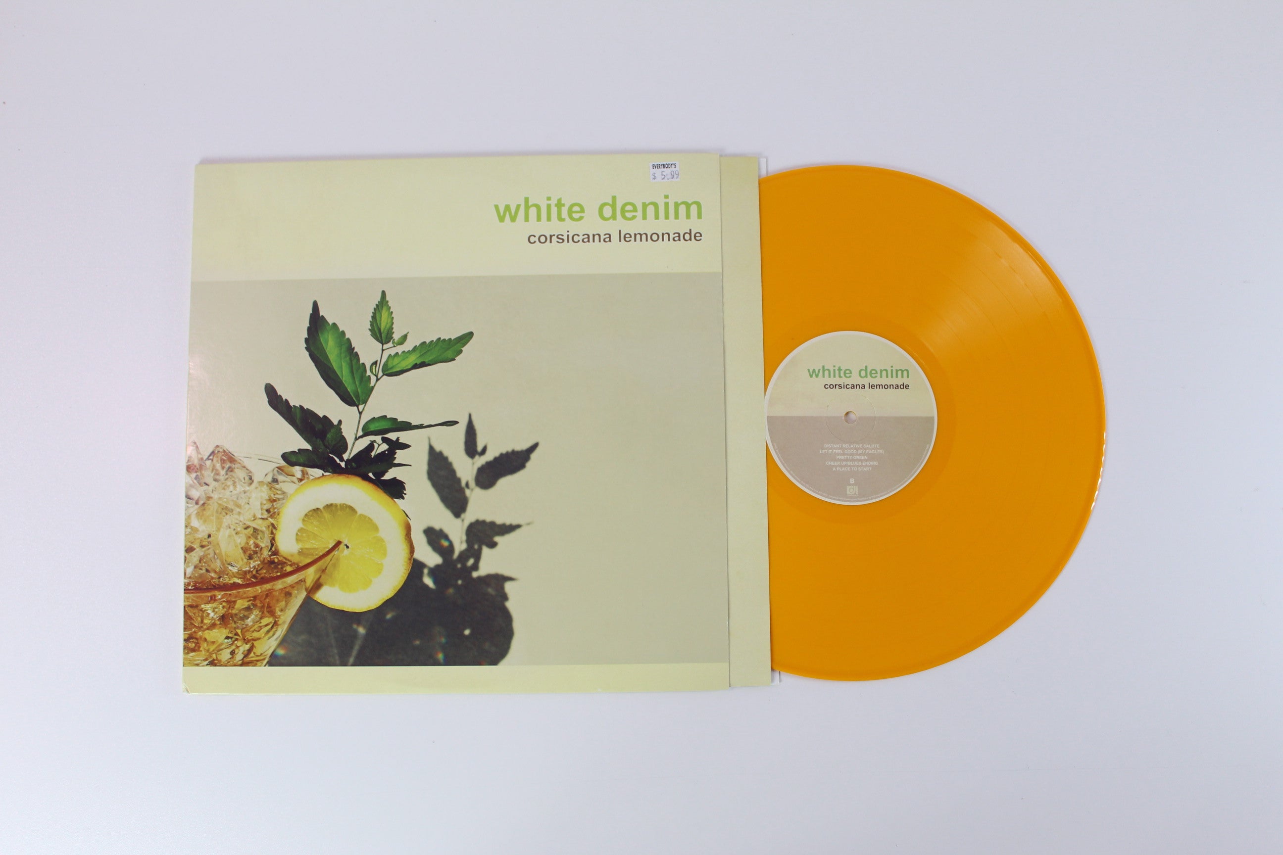 White Denim - Corsicana Lemonade on Downtown Ltd Yellow Vinyl