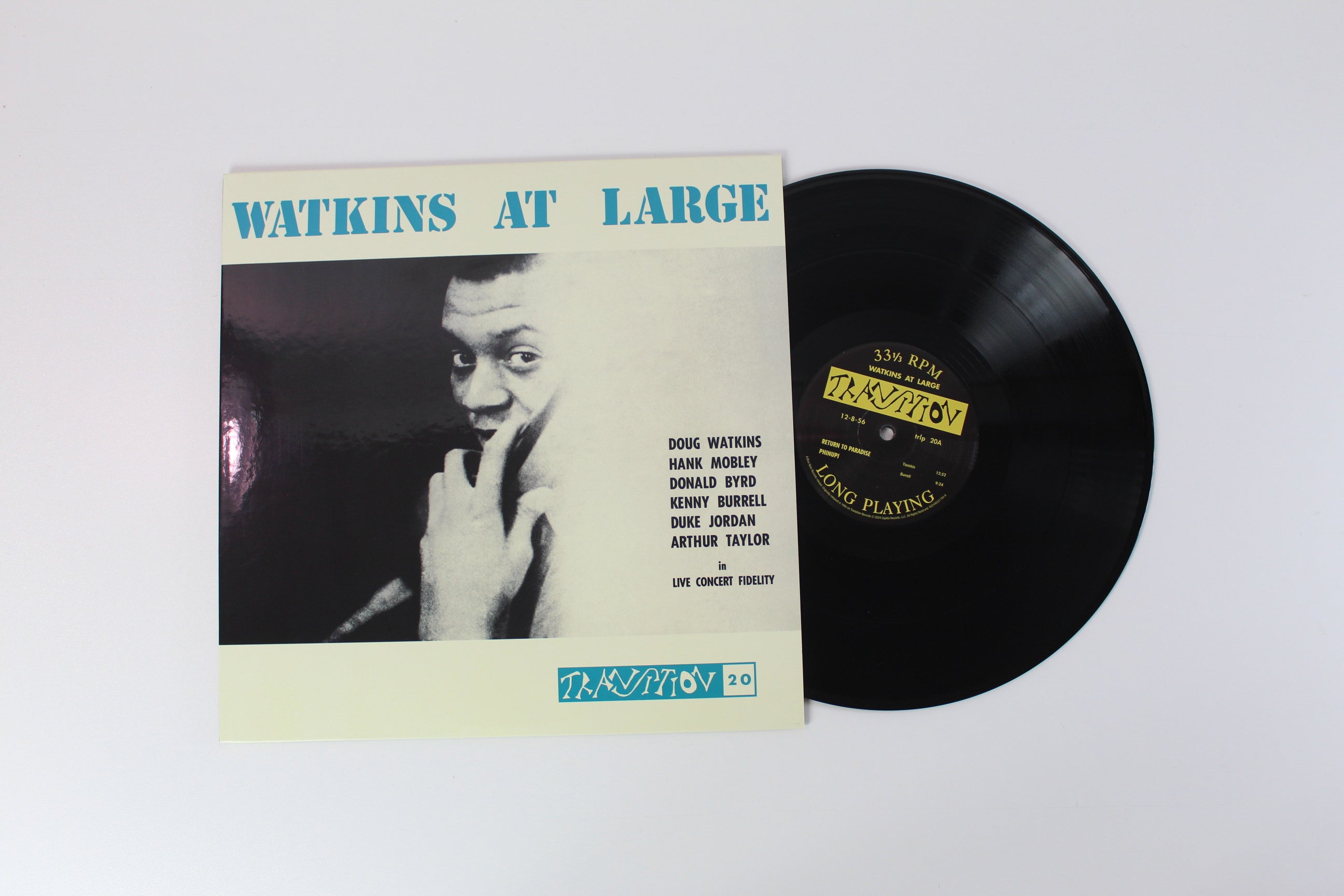 Doug Watkins - Watkins At Large on Transition Blue Note Tone Poet Series Reissue