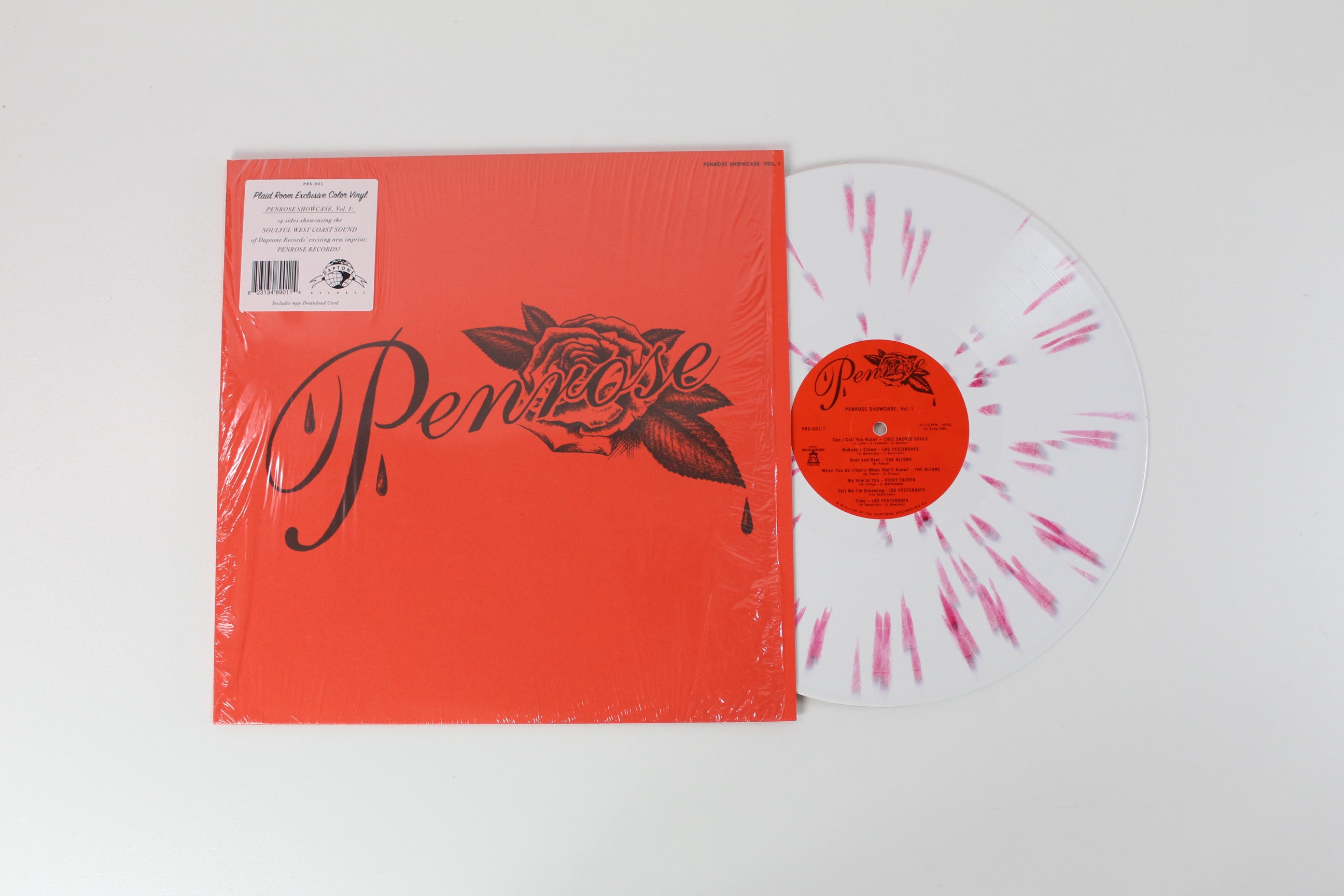 Various - Penrose Showcase: Vol. 1 on Penrose White Rose Splatter Vinyl