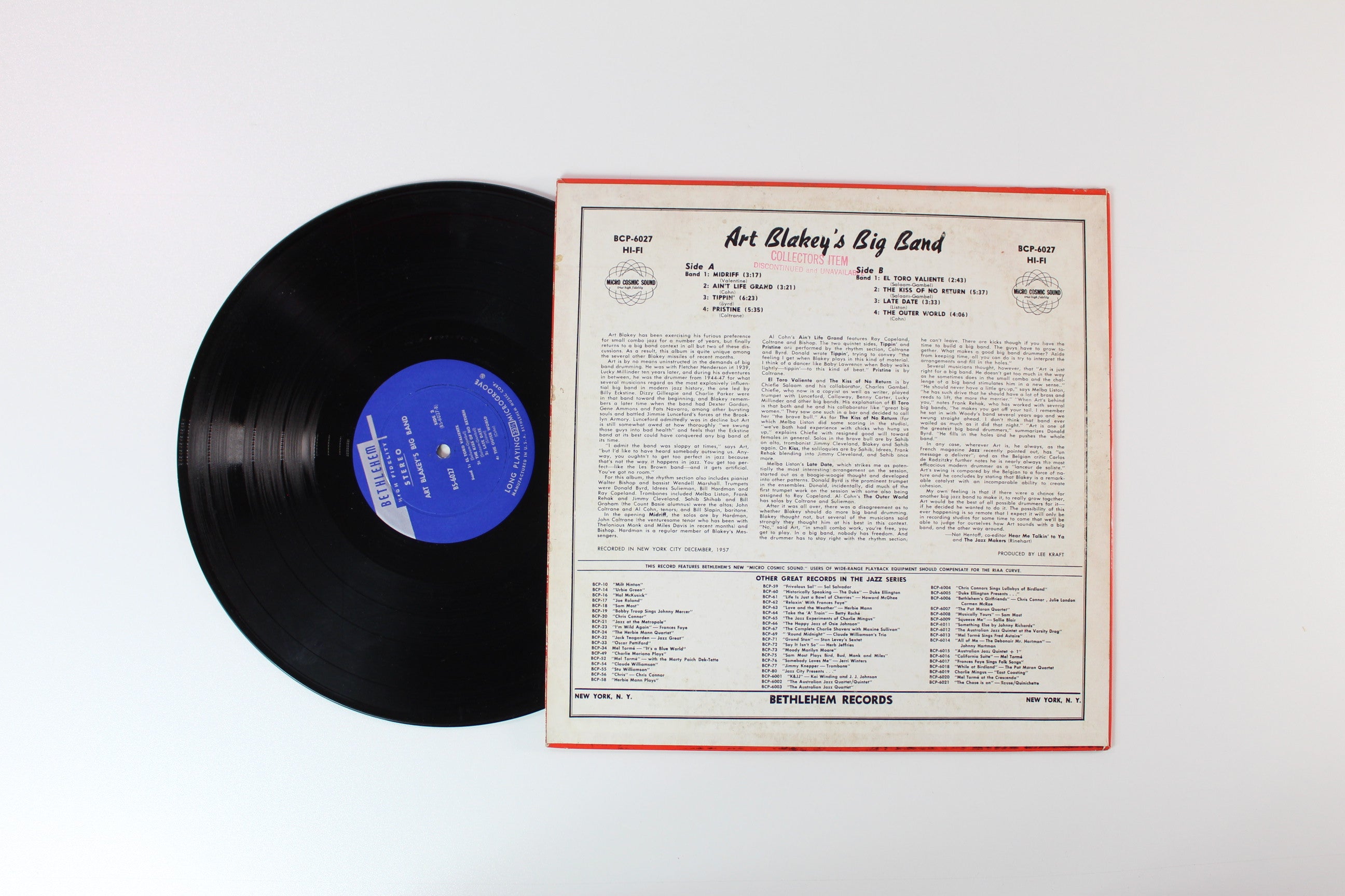 Art Blakey's Big Band - Art Blakey's Big Band on Bethlehem Records - Stereo